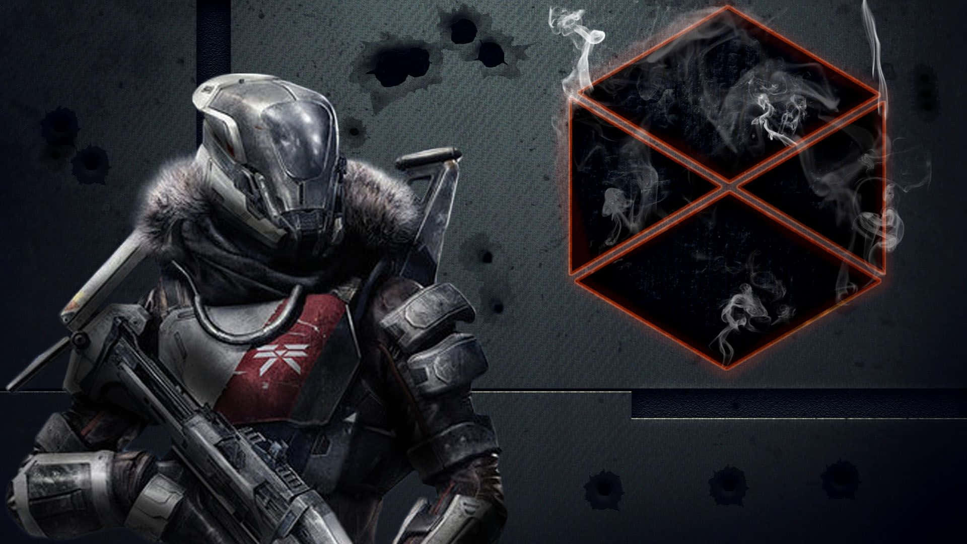 Destiny 2, titan, glowing hexagonal emblem, Full HD Desktop Wallpaper