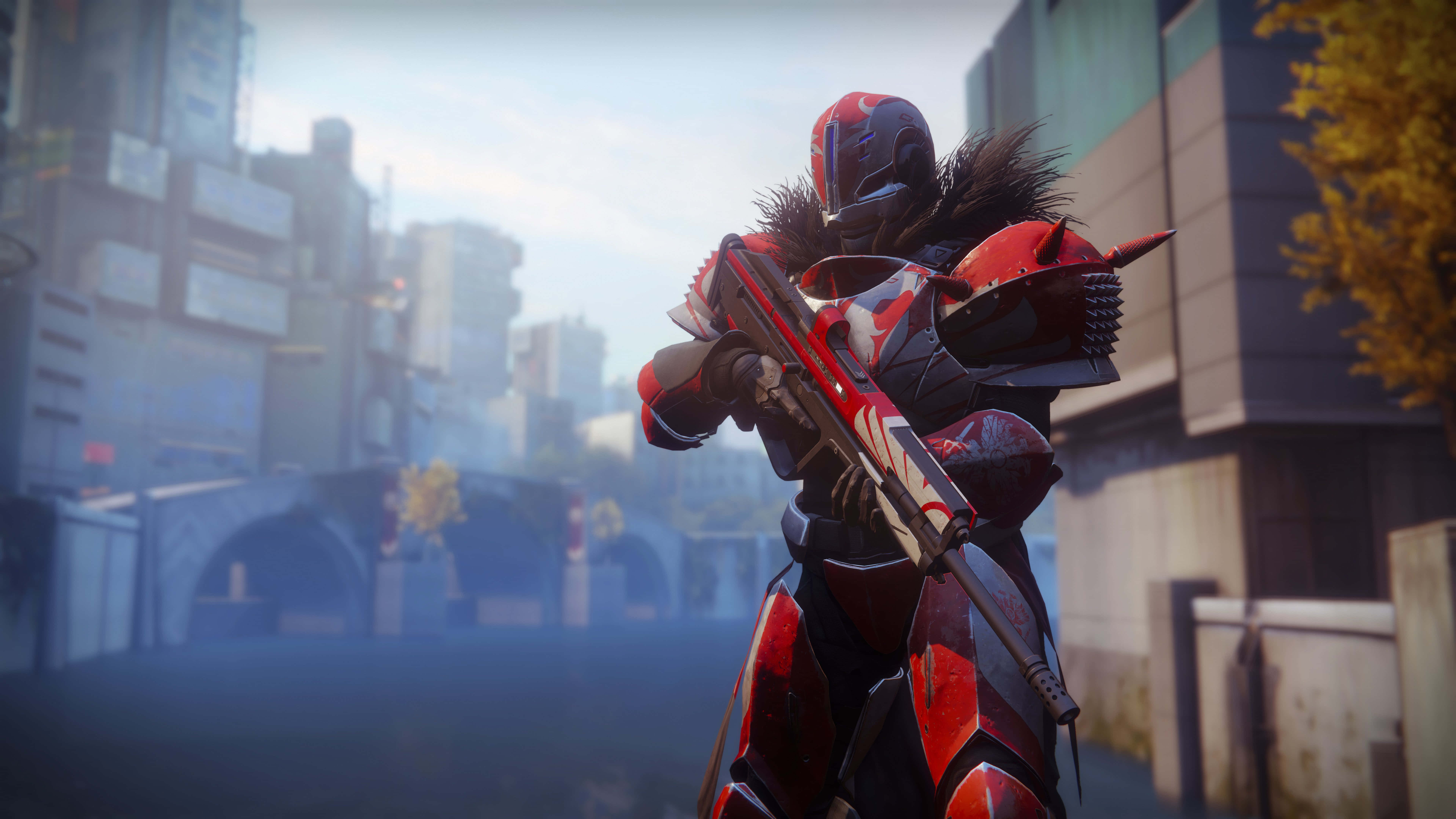 Titan, Destiny 2, red armored warrior, 8K Desktop Wallpaper