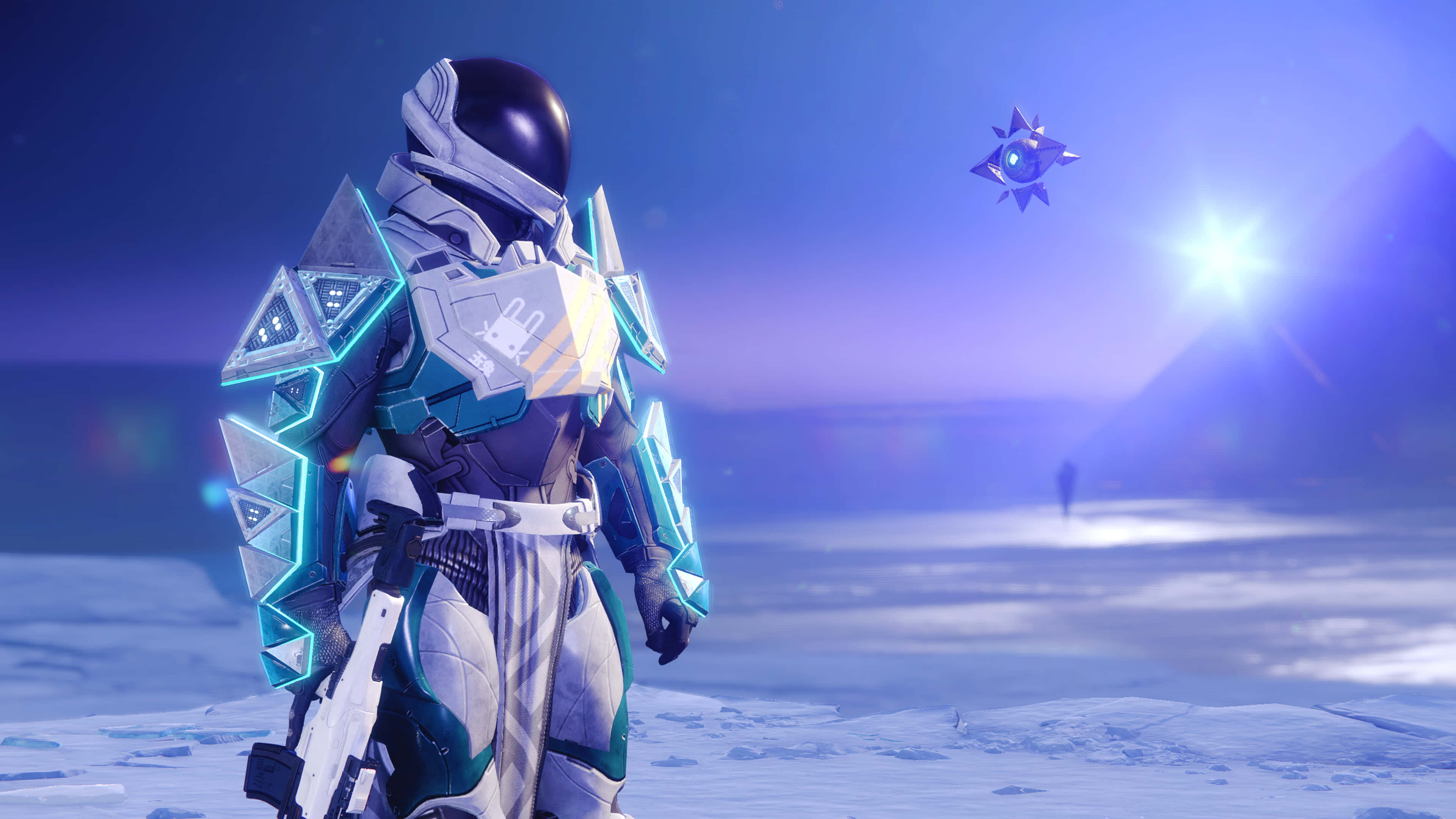 Titan, Destiny 2, glowing blue armor, 4K Desktop Wallpaper