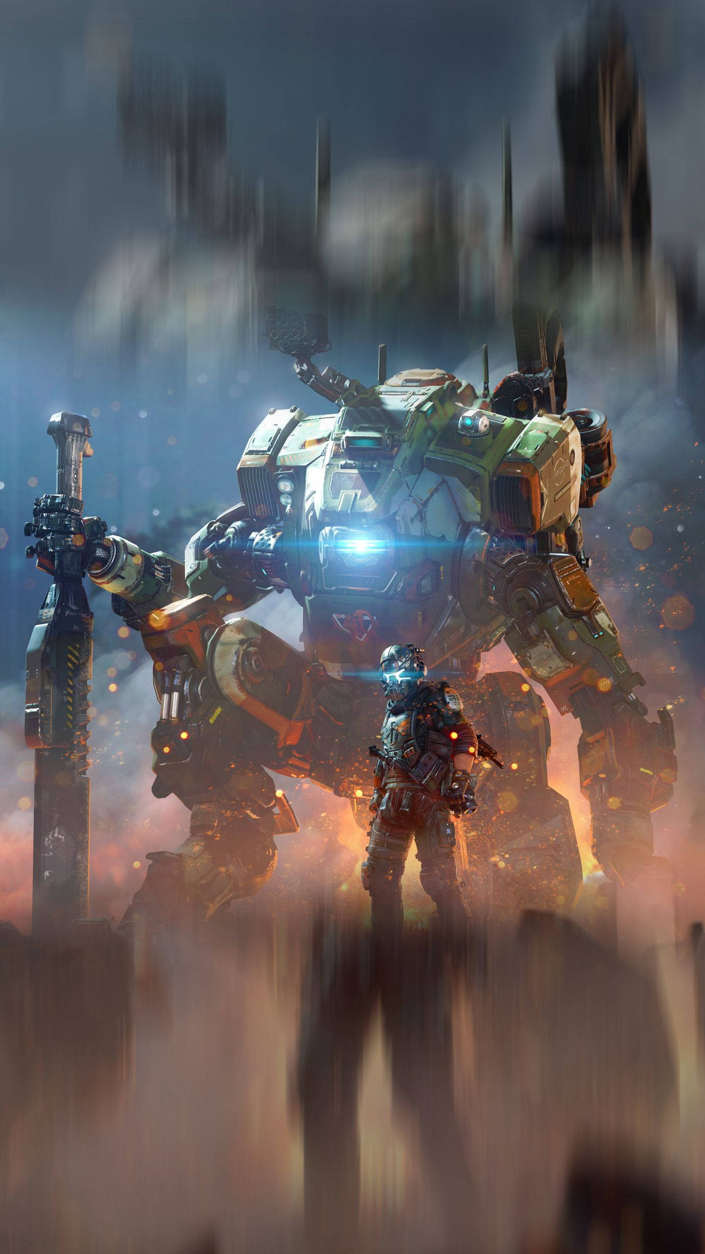 Titanfall 2, titan, pilot, 2K Phone Wallpaper