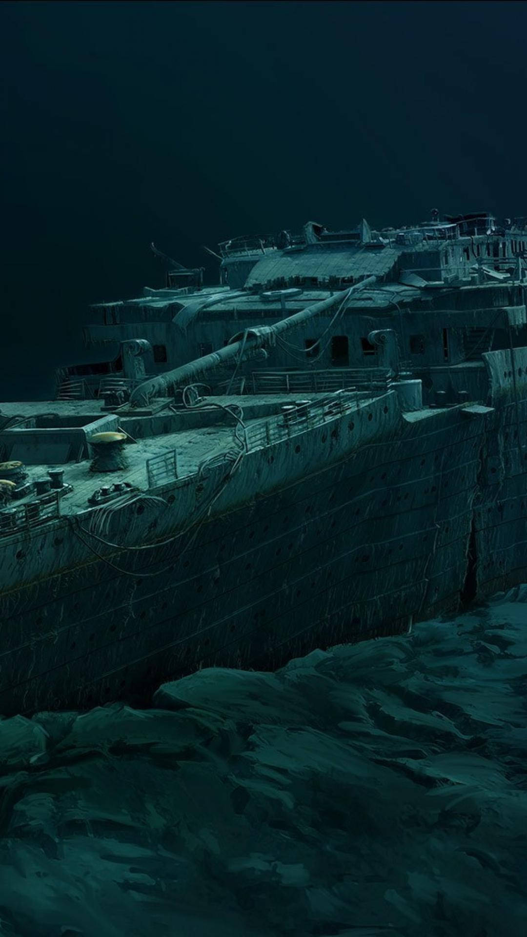 Titanic, sunken ship, ocean liner, Full HD Phone Wallpaper