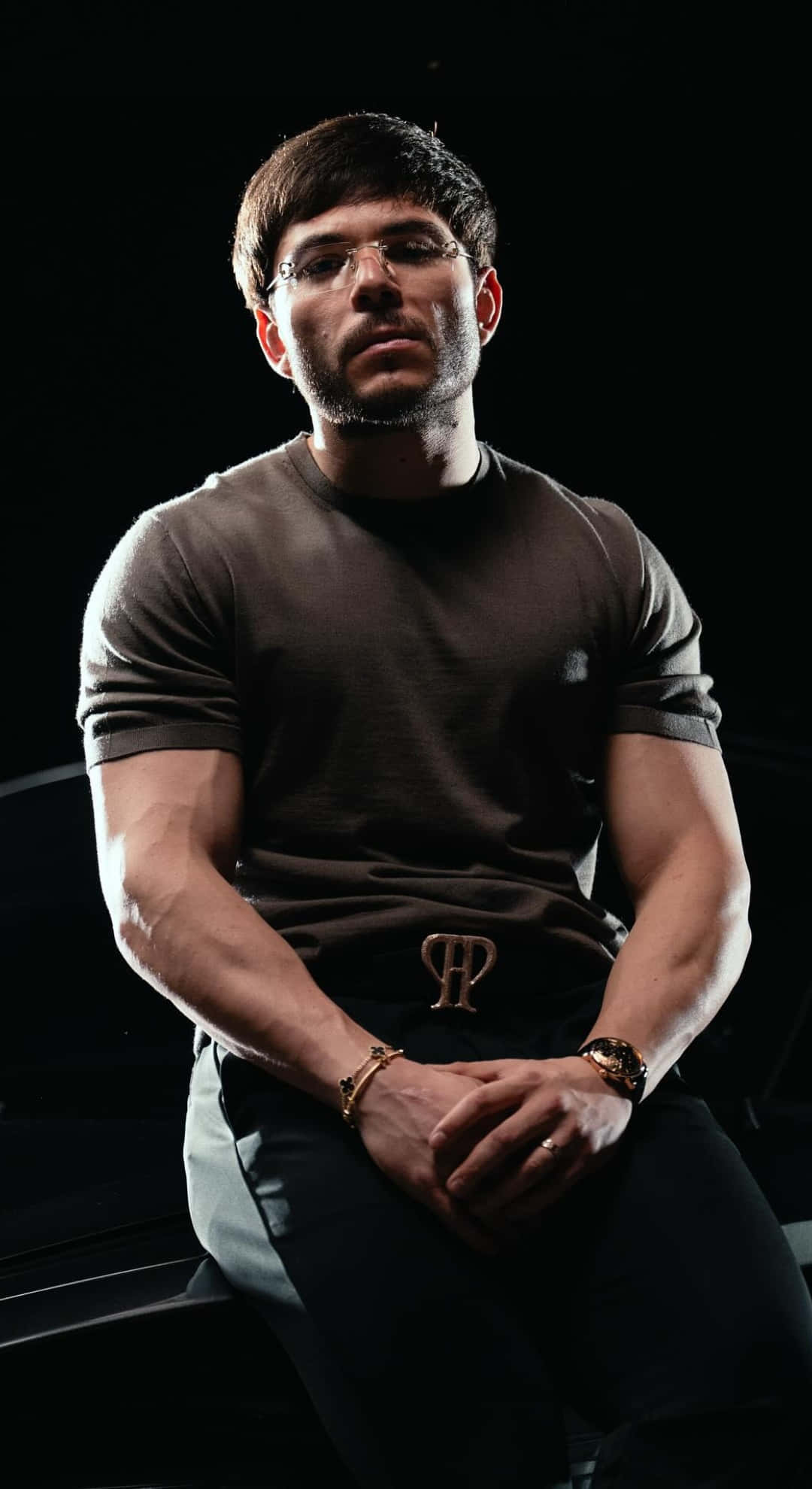 Tito Double P, glasses, beard, Full HD Phone Wallpaper