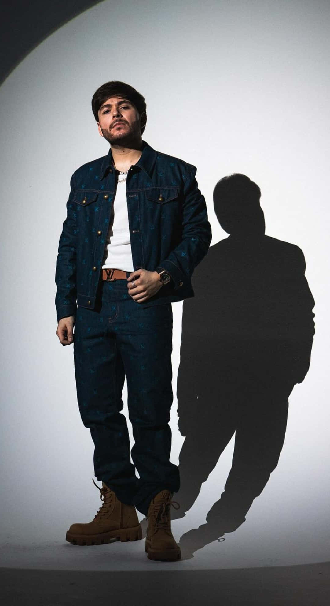 Tito Double P, denim jacket, boots, Full HD Phone Wallpaper