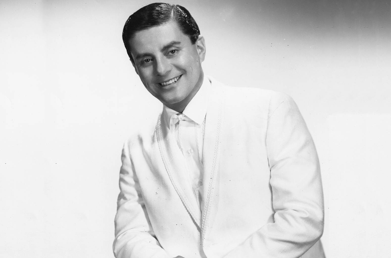 Tito Puente, timbales, white suit, HD Desktop Wallpaper