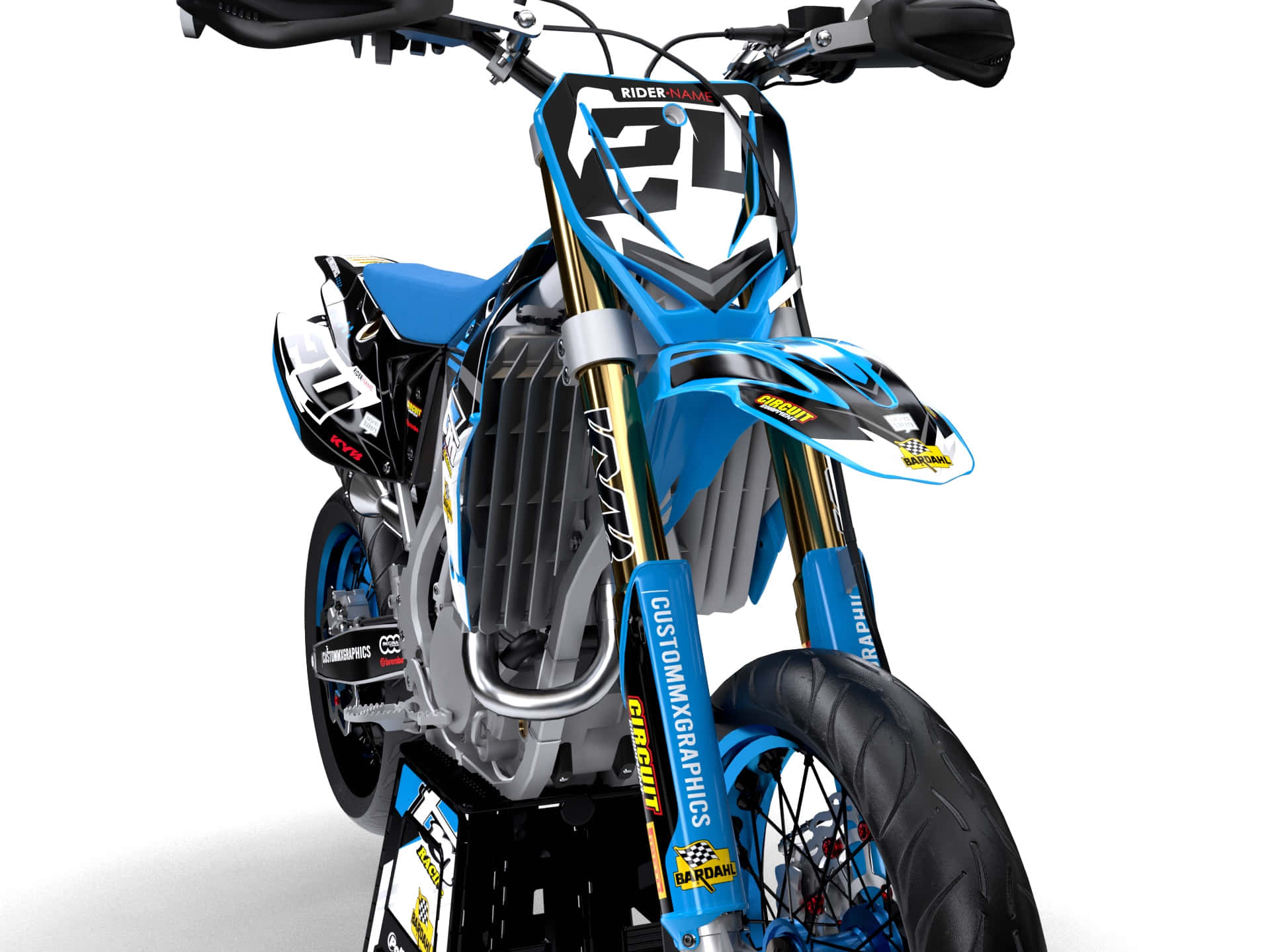 T M Racing, motocross bike, blue and black, Full HD Desktop Wallpaper