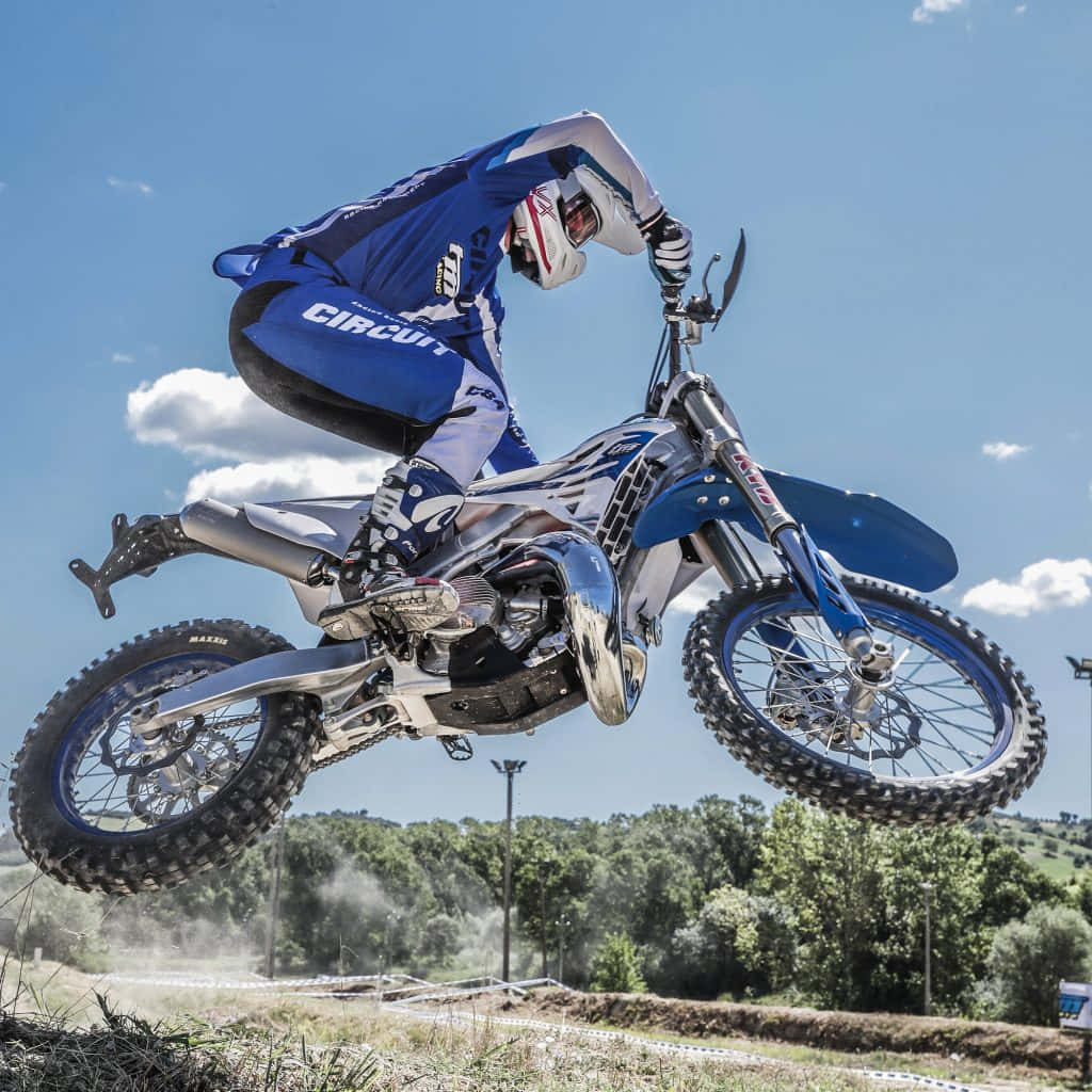 T M Racing, motocross rider, blue gear, SD Desktop Wallpaper