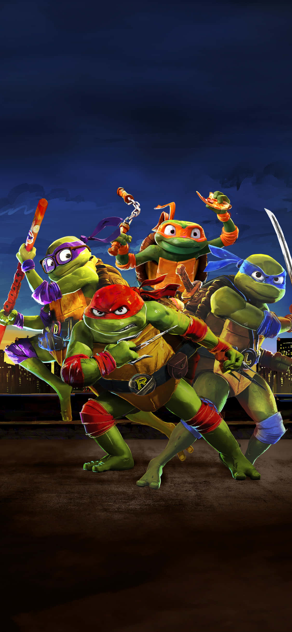 Tmnt, mutant mayhem, colored masks, Full HD Phone Wallpaper