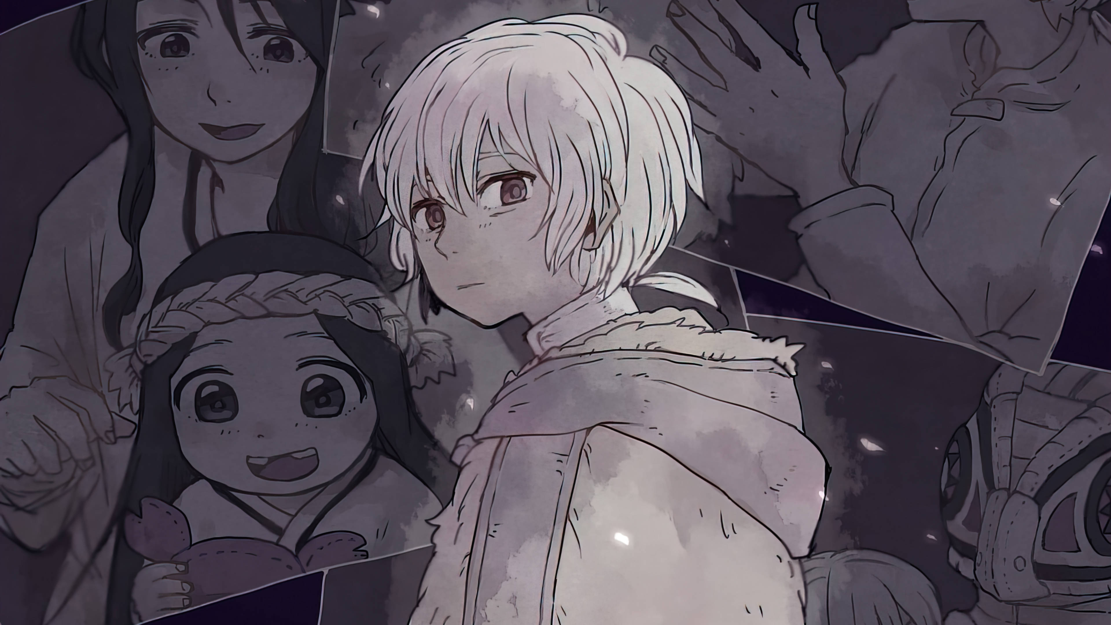 To Your Eternity, white hair, fragmented memories, 4K Desktop Wallpaper