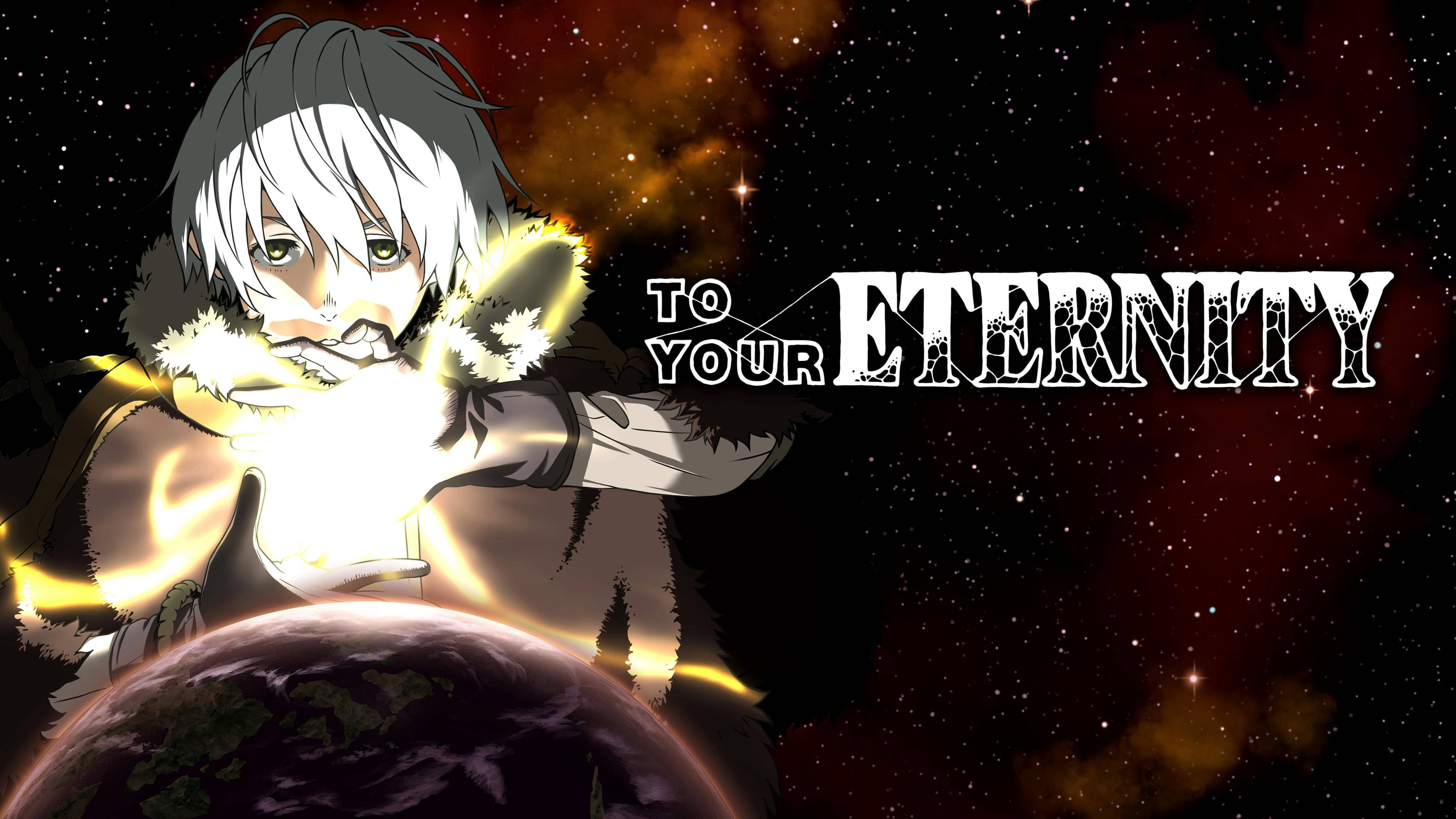 To Your Eternity, shining orb, white hair, 2K Desktop Wallpaper