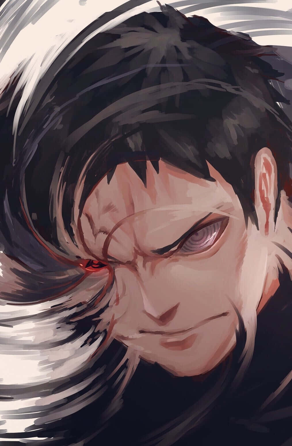 Tobi iPhone, anime character, dark hair, HD Phone Wallpaper