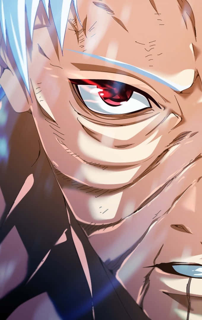 Tobi iPhone, anime character, blue hair, SD Phone Wallpaper