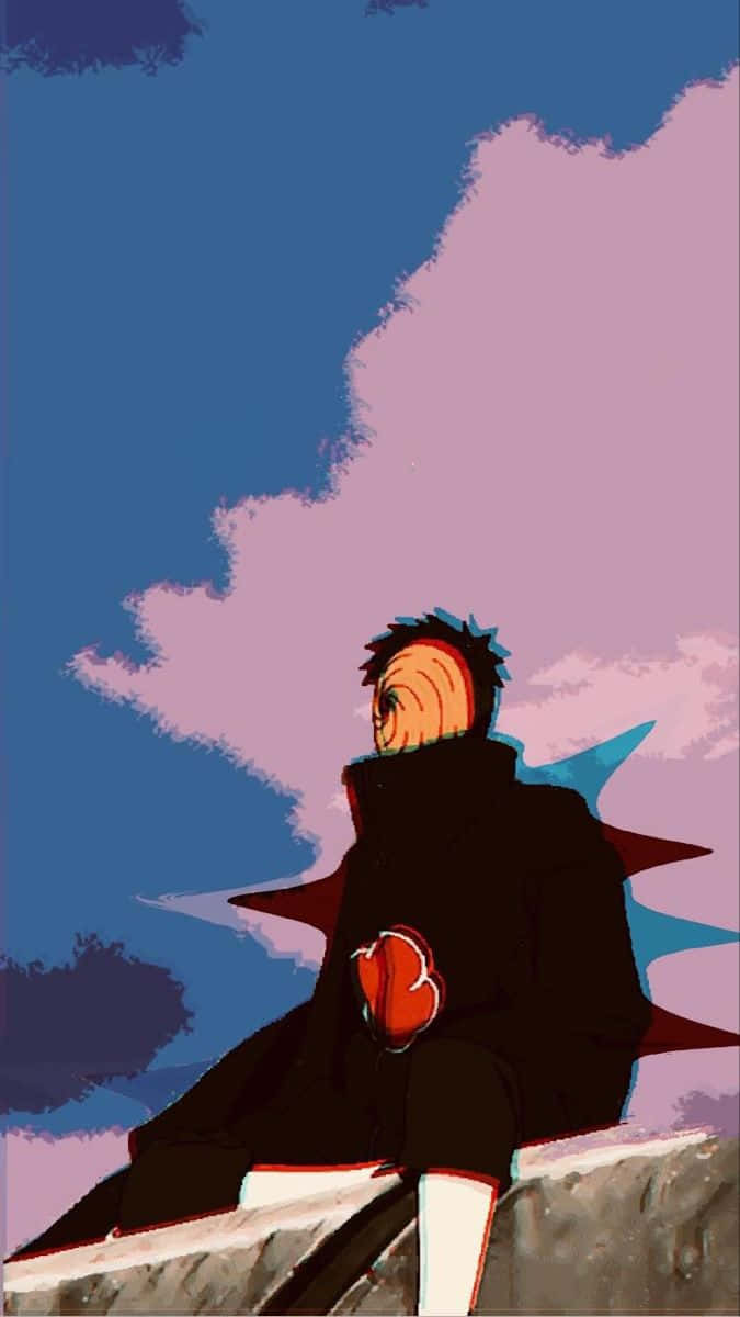 Tobi iPhone, anime character, black cloak, SD Phone Wallpaper