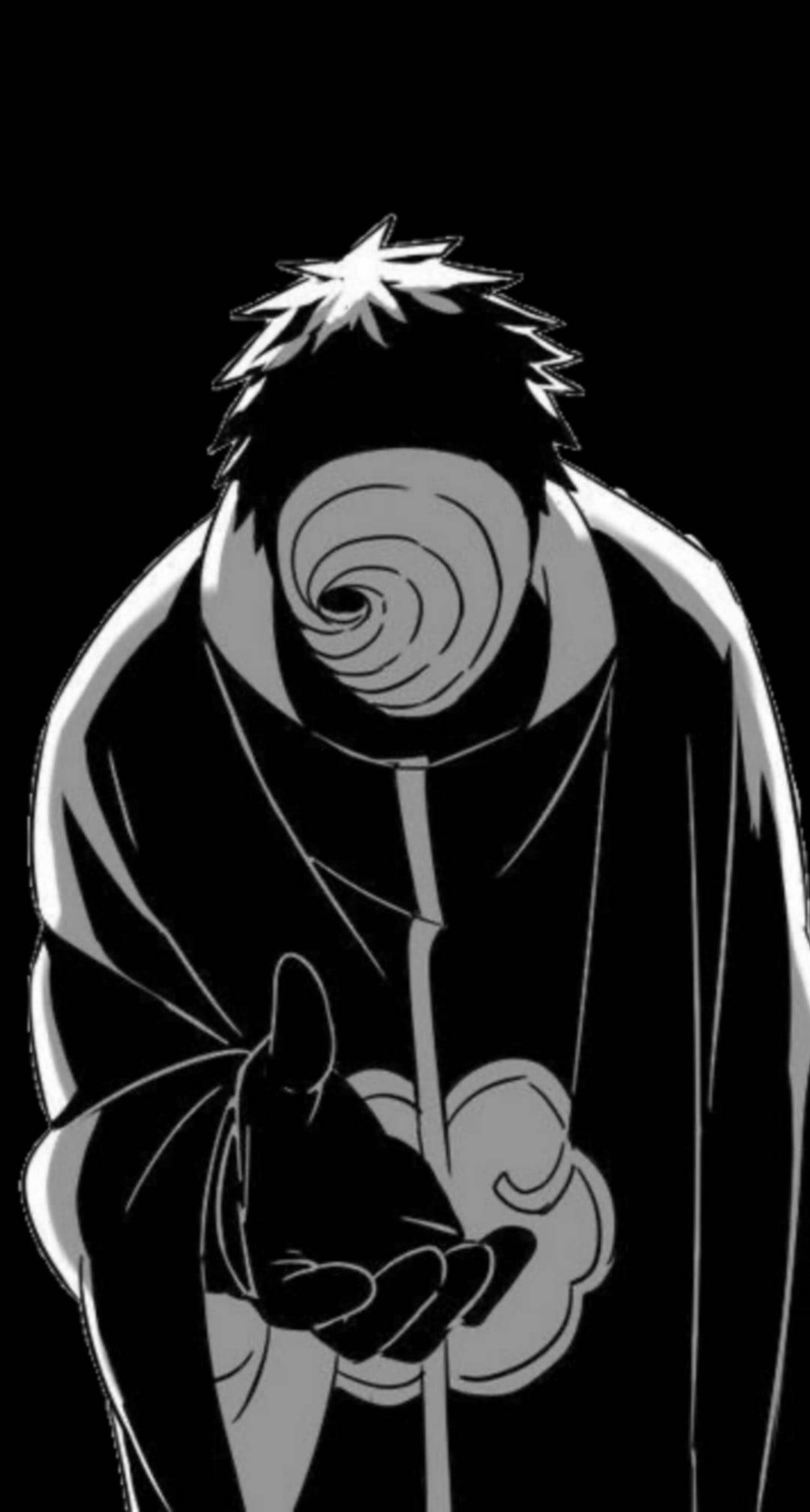 Tobi Naruto, spiky hair, spiral eye mask, Full HD Phone Wallpaper