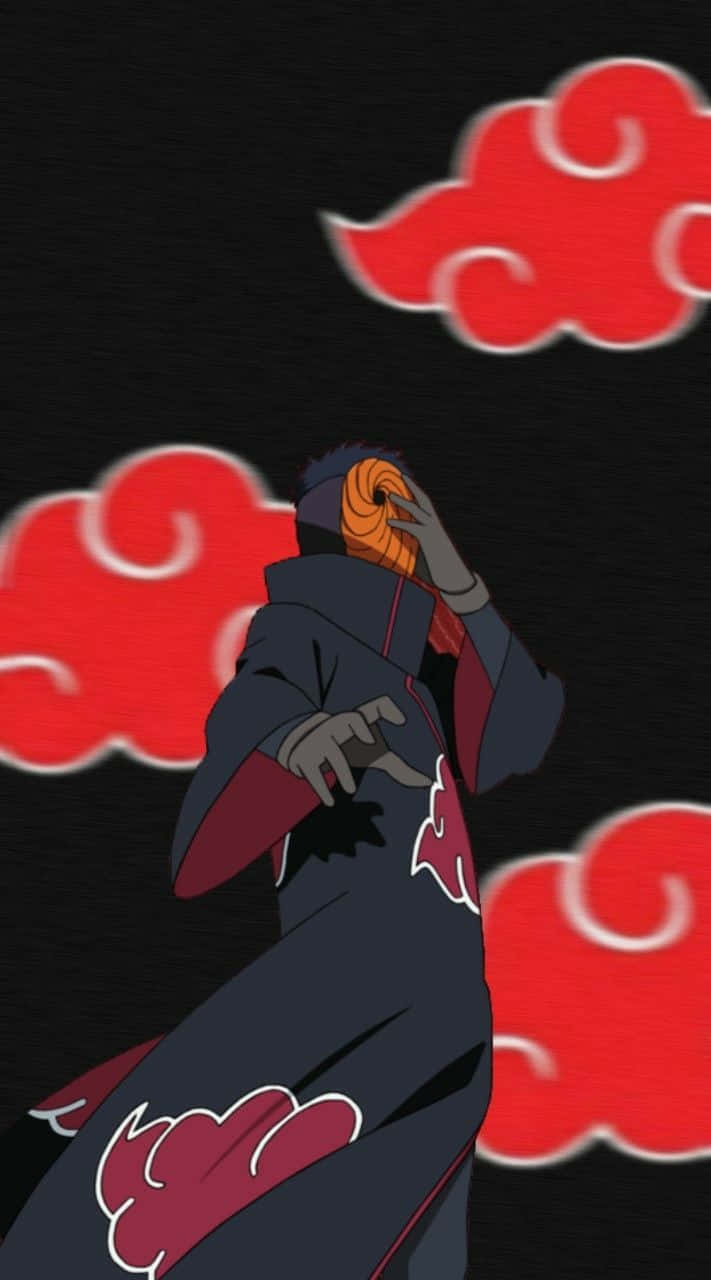 Tobi, mask, dark cloak, HD Phone Wallpaper