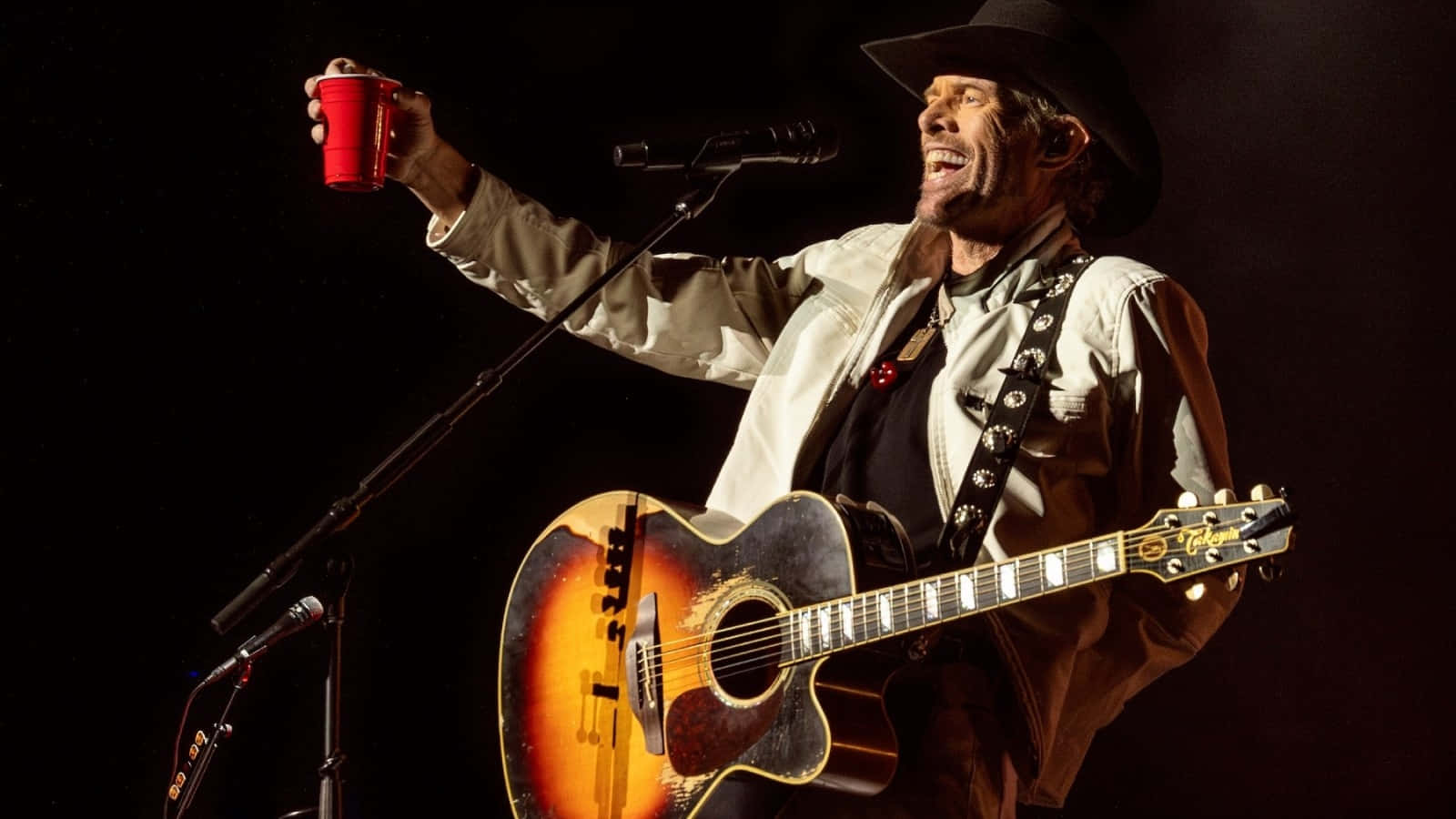 Toby Keith, cowboy hat, red cup, HD Desktop Wallpaper