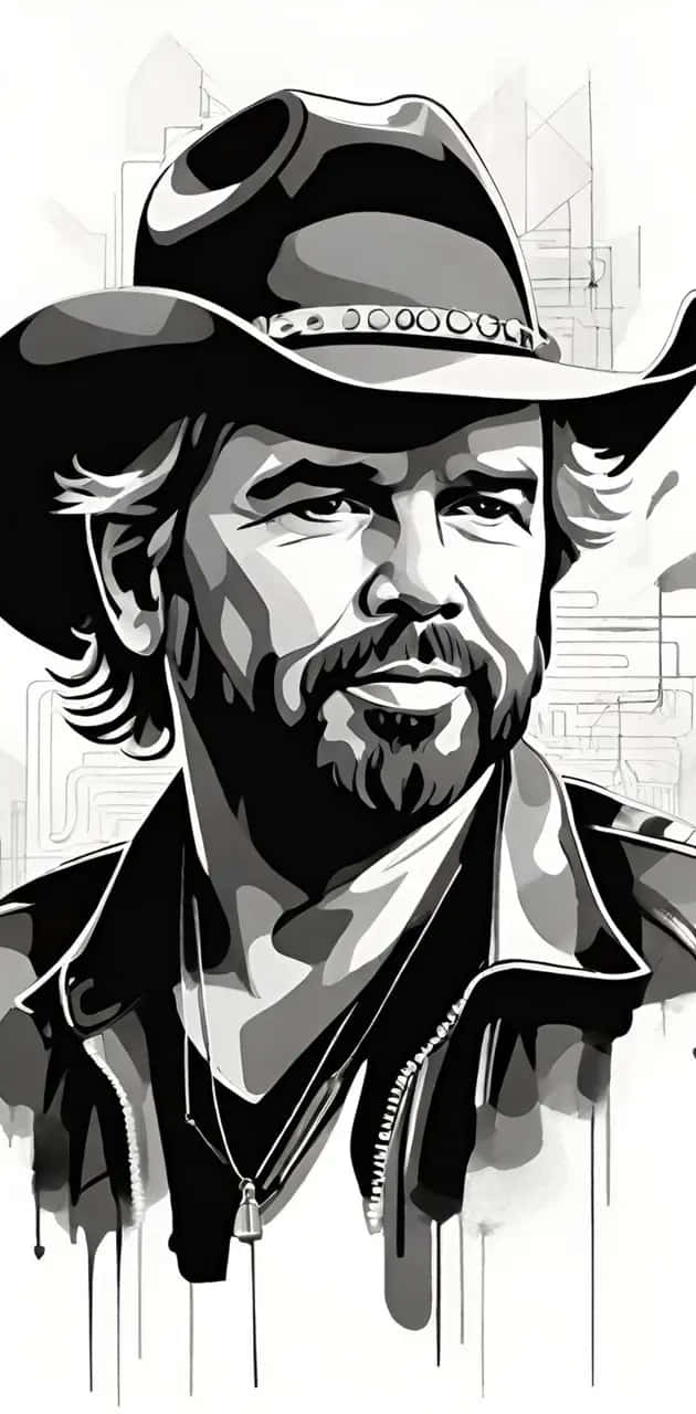Toby Keith, cowboy hat, dripping ink effects, HD Phone Wallpaper