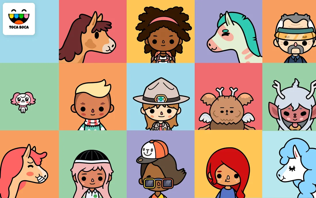 Toca Boca Characters Aesthetic