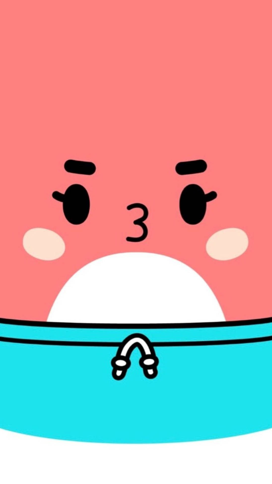 Toca Boca, pink cartoon character, rosy cheeks, Full HD Phone Wallpaper