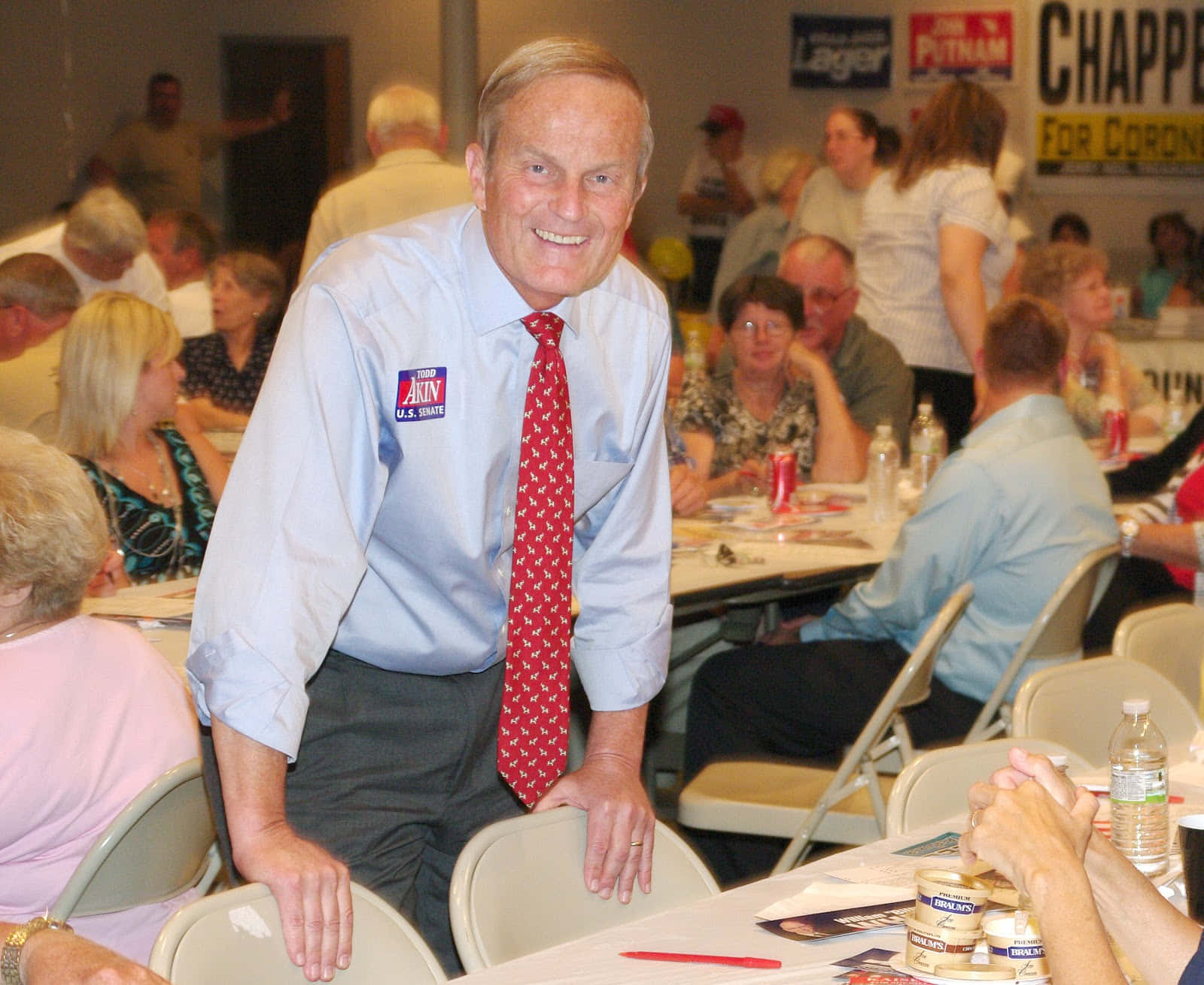Todd Akin, light blue shirt, red tie, HD Desktop Wallpaper
