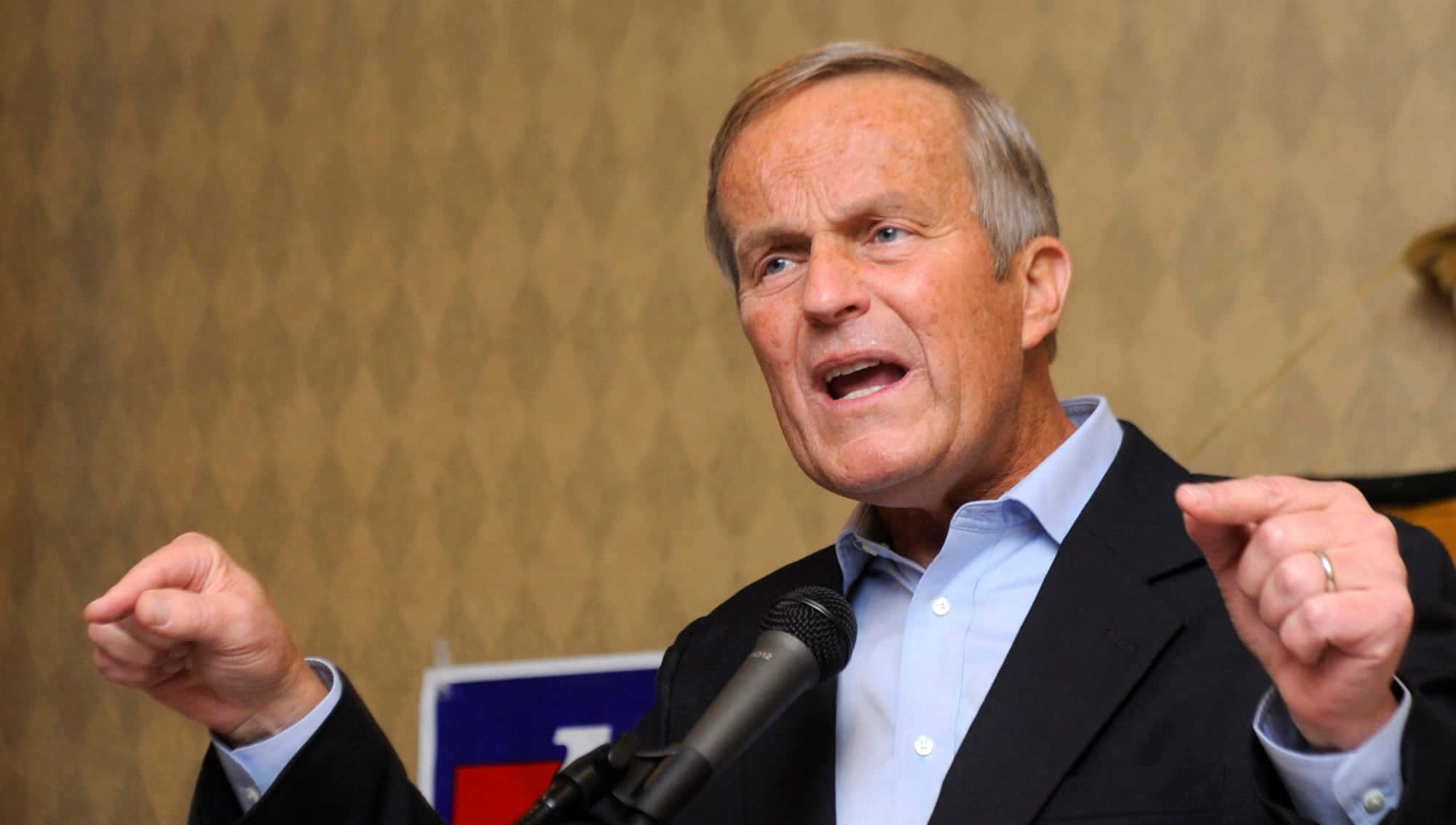 Todd Akin, suit, microphone, Full HD Desktop Wallpaper