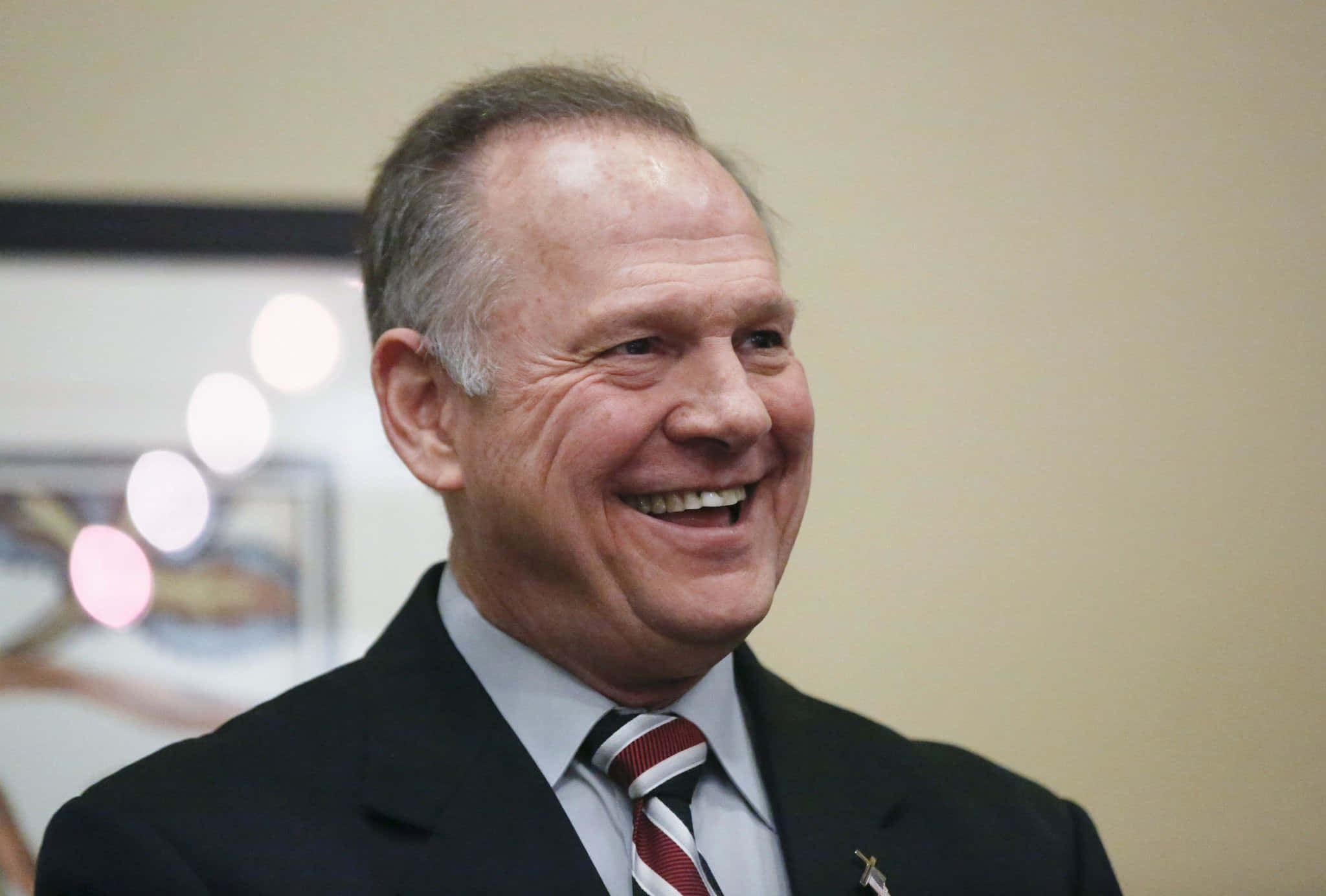 Todd Akin, suit, striped tie, Full HD Desktop Wallpaper