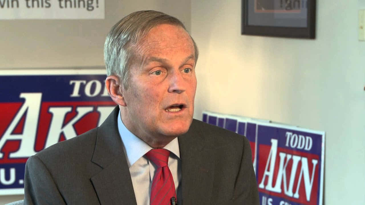 Todd Akin, campaign signs, suit, HD Desktop Wallpaper