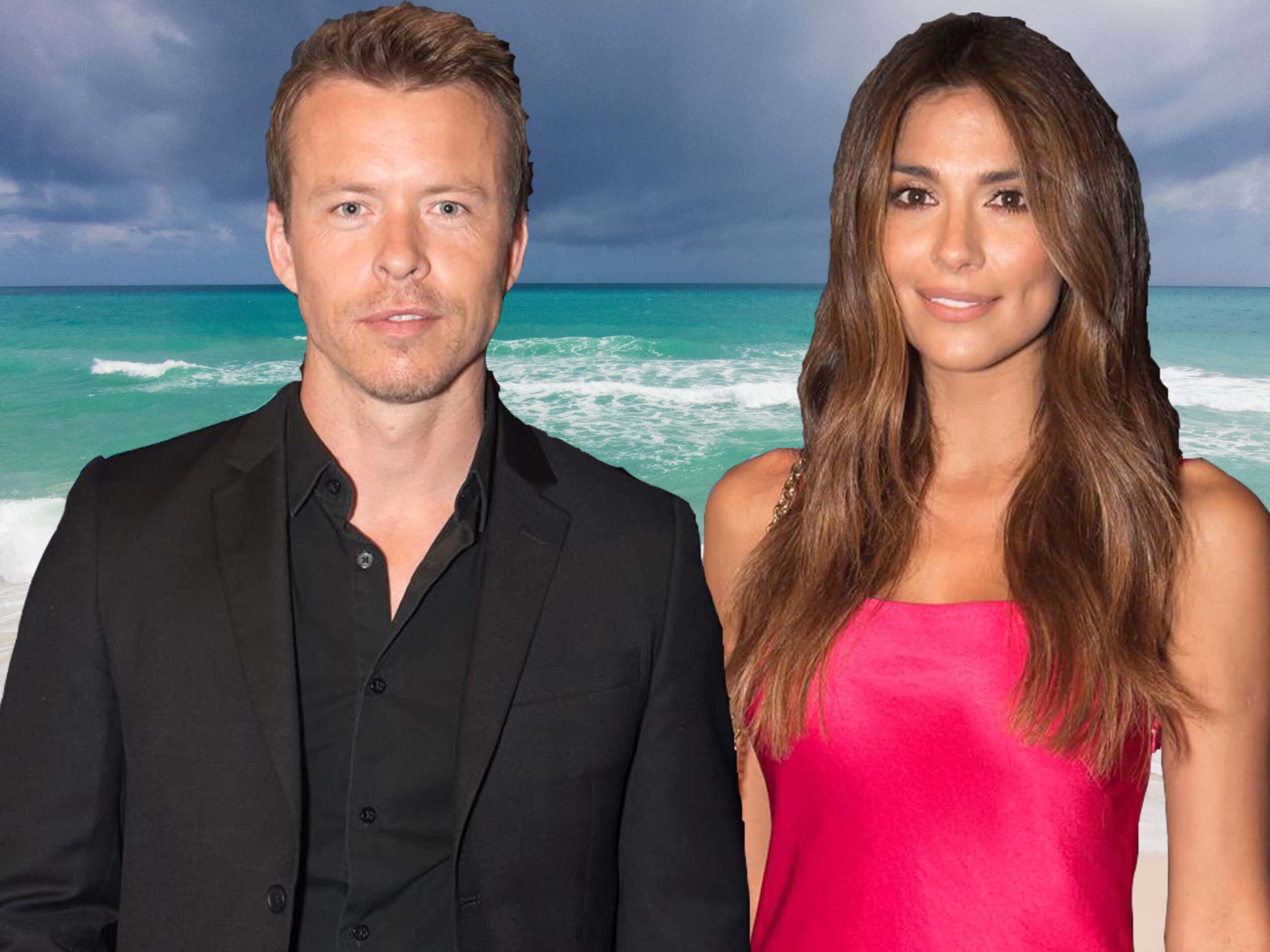 Todd Lasance, black suit, pink dress, 2K Desktop Wallpaper