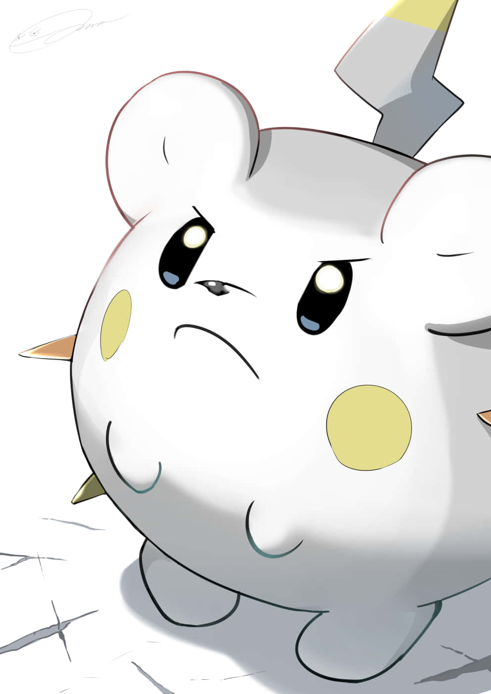 Togedemaru, yellow cheeks, lightning bolt tail, HD Phone Wallpaper