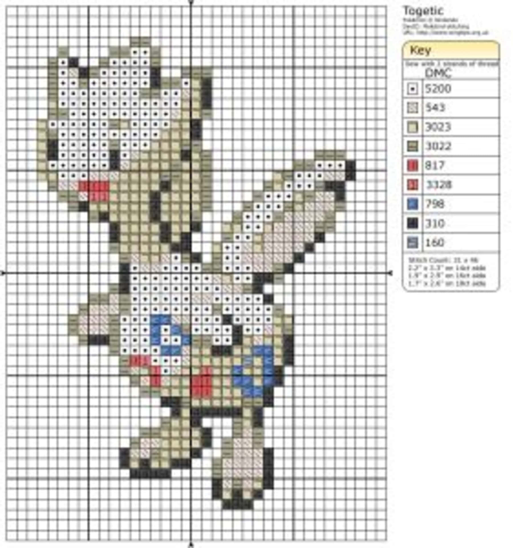 Togetic, pixelated cross-stitch pattern, grid, Full HD Phone Wallpaper