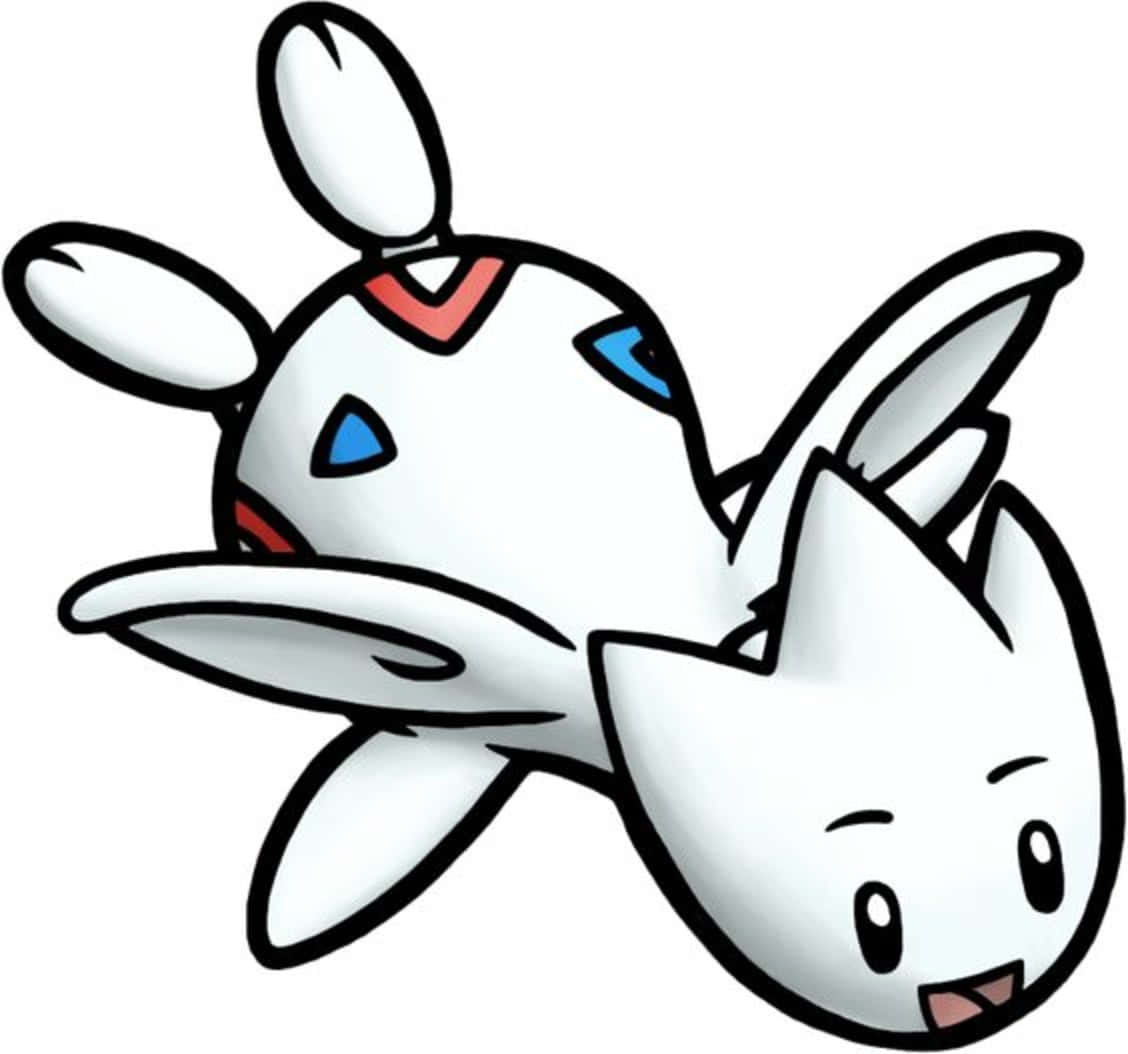 Togetic, bunny ears, blue red markings, SD Desktop Wallpaper