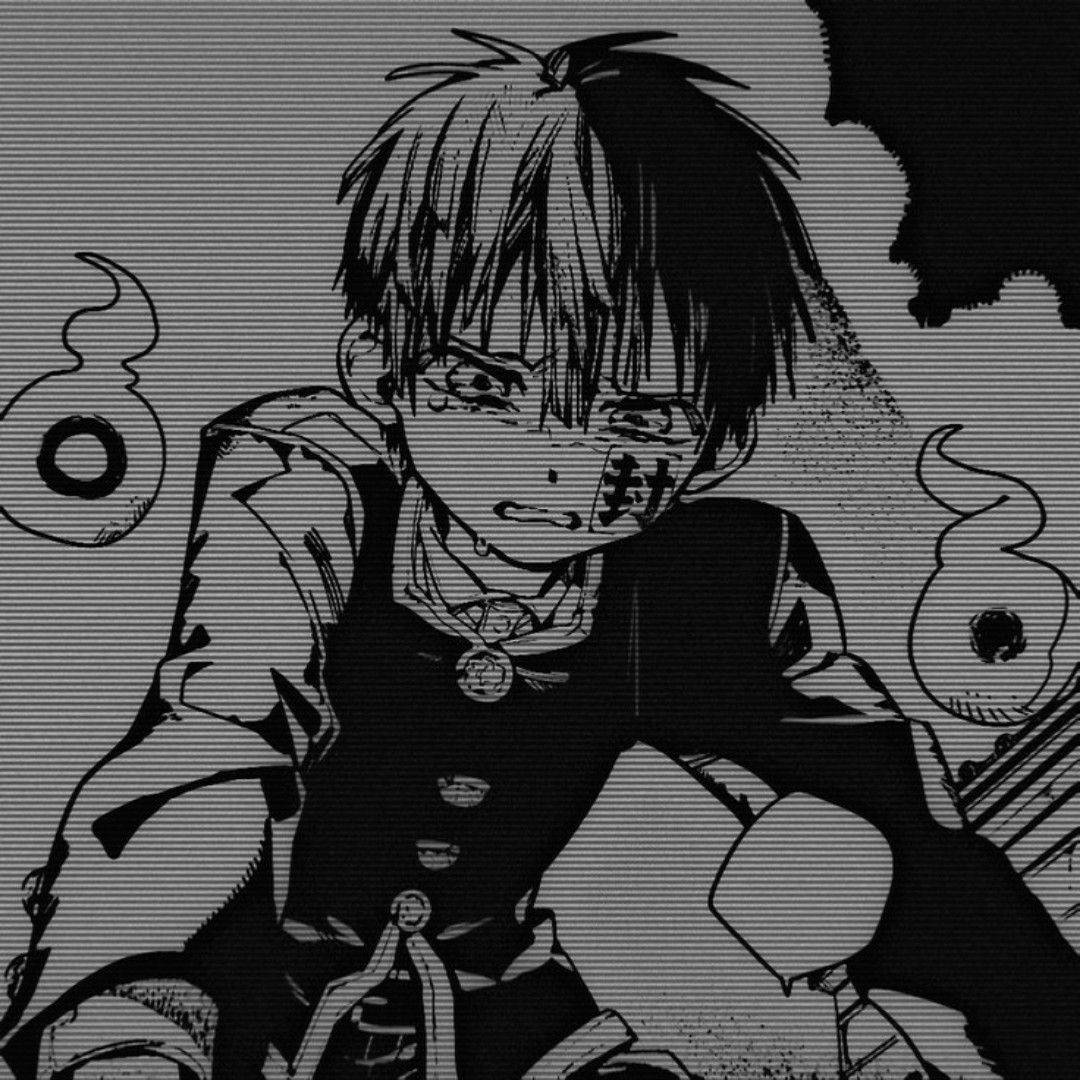 Hanako Kun, manga, distressed anime boy, SD Desktop Wallpaper