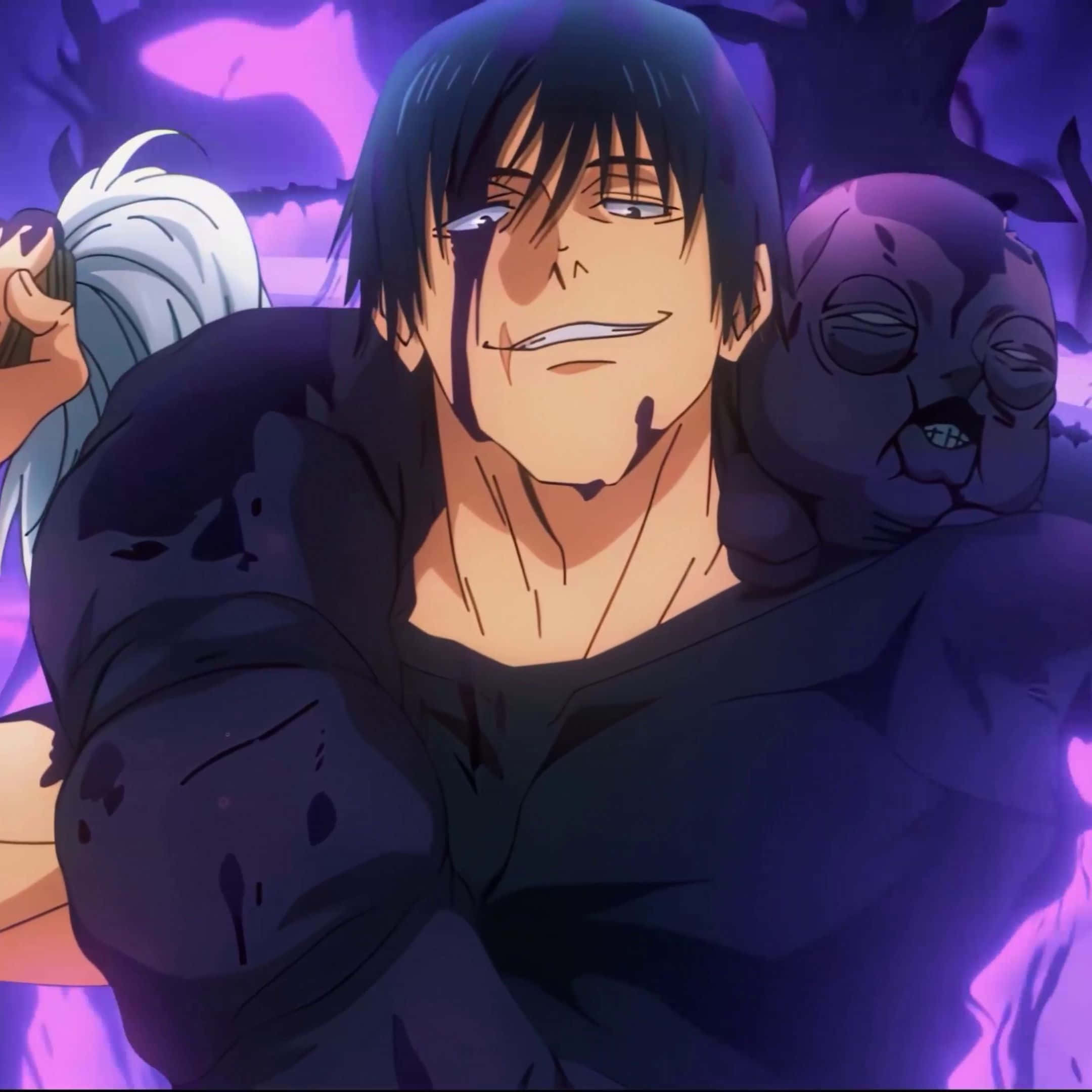Toji Fushiguro, anime character, dark-haired, Full HD Desktop Wallpaper