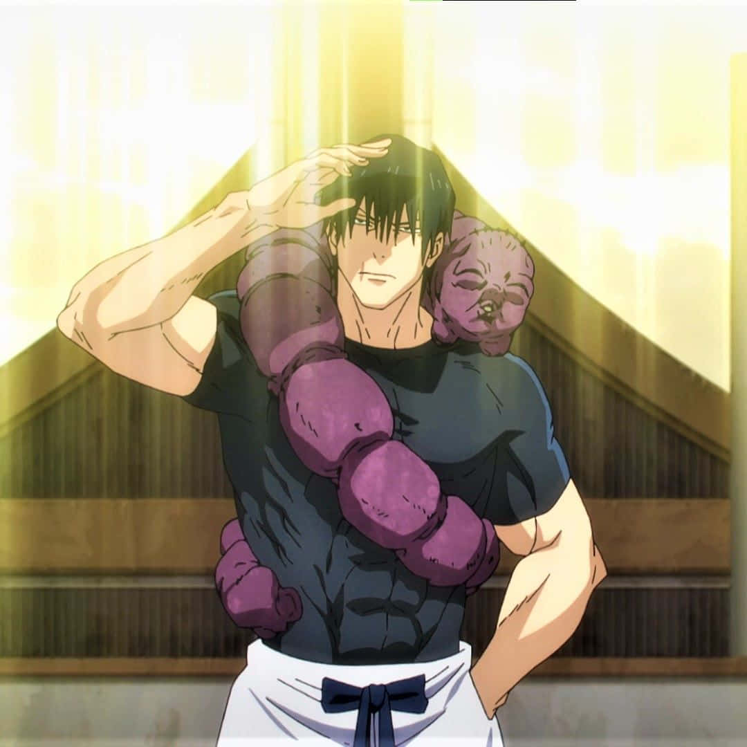 Toji Fushiguro, anime character, black shirt, SD Desktop Wallpaper