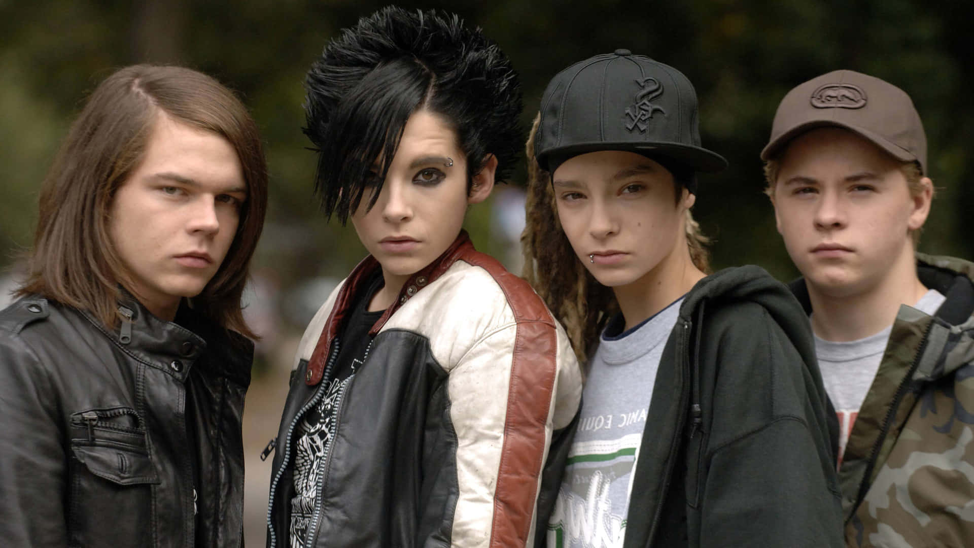Tokio Hotel, outdoors, natural setting, Full HD Desktop Wallpaper
