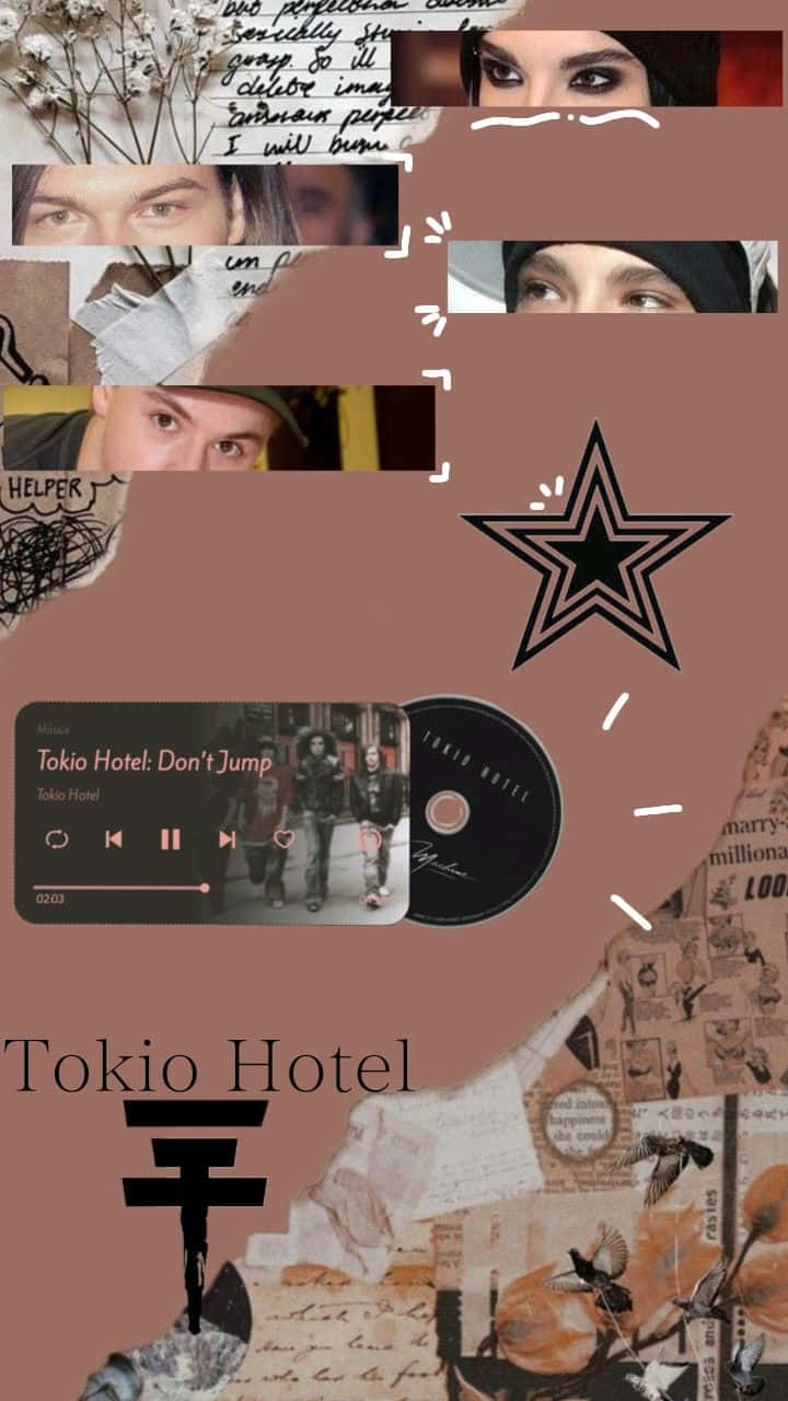 Tokio Hotel, collage, handwritten notes, HD Phone Wallpaper