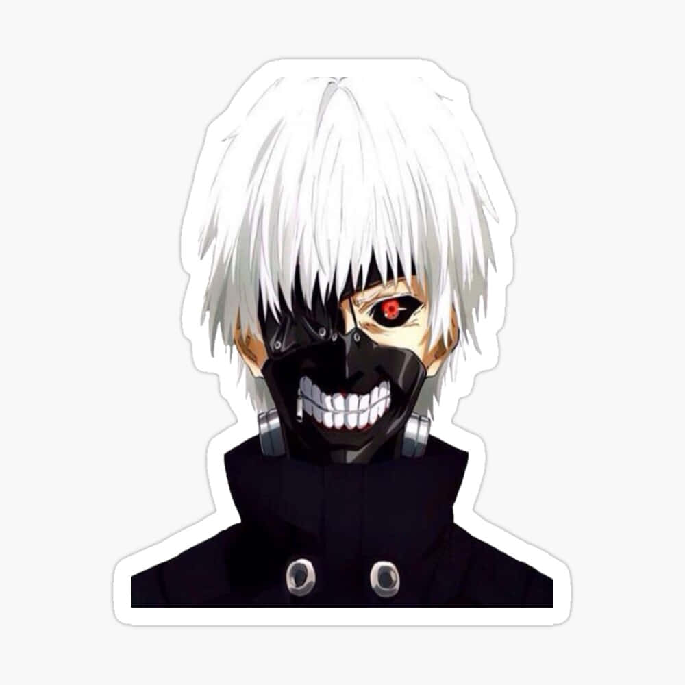 Tokyo Ghoul, white spiky hair, black mask, SD Desktop Wallpaper