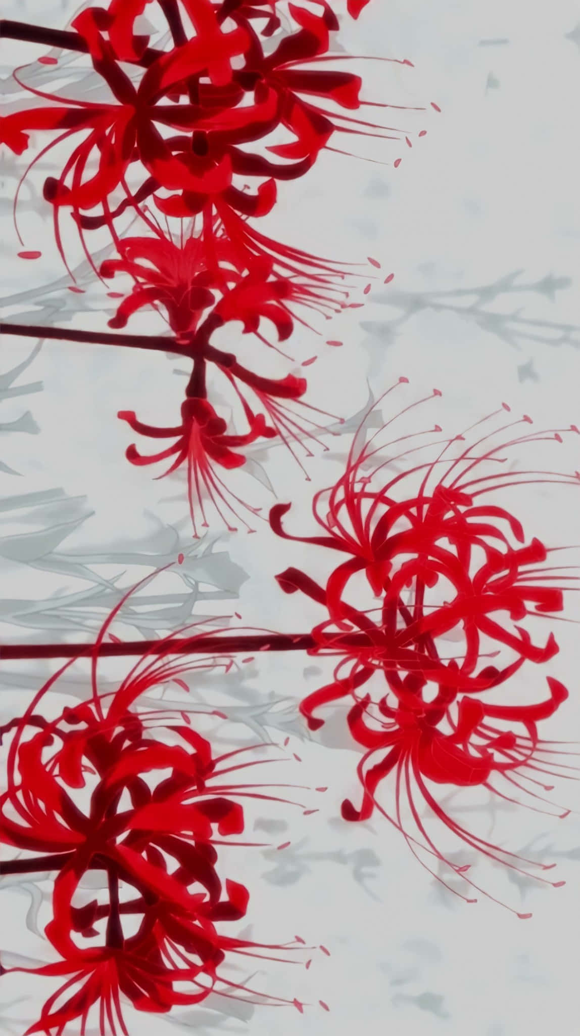 Tokyo Ghoul, spider lilies, red, Full HD Phone Wallpaper