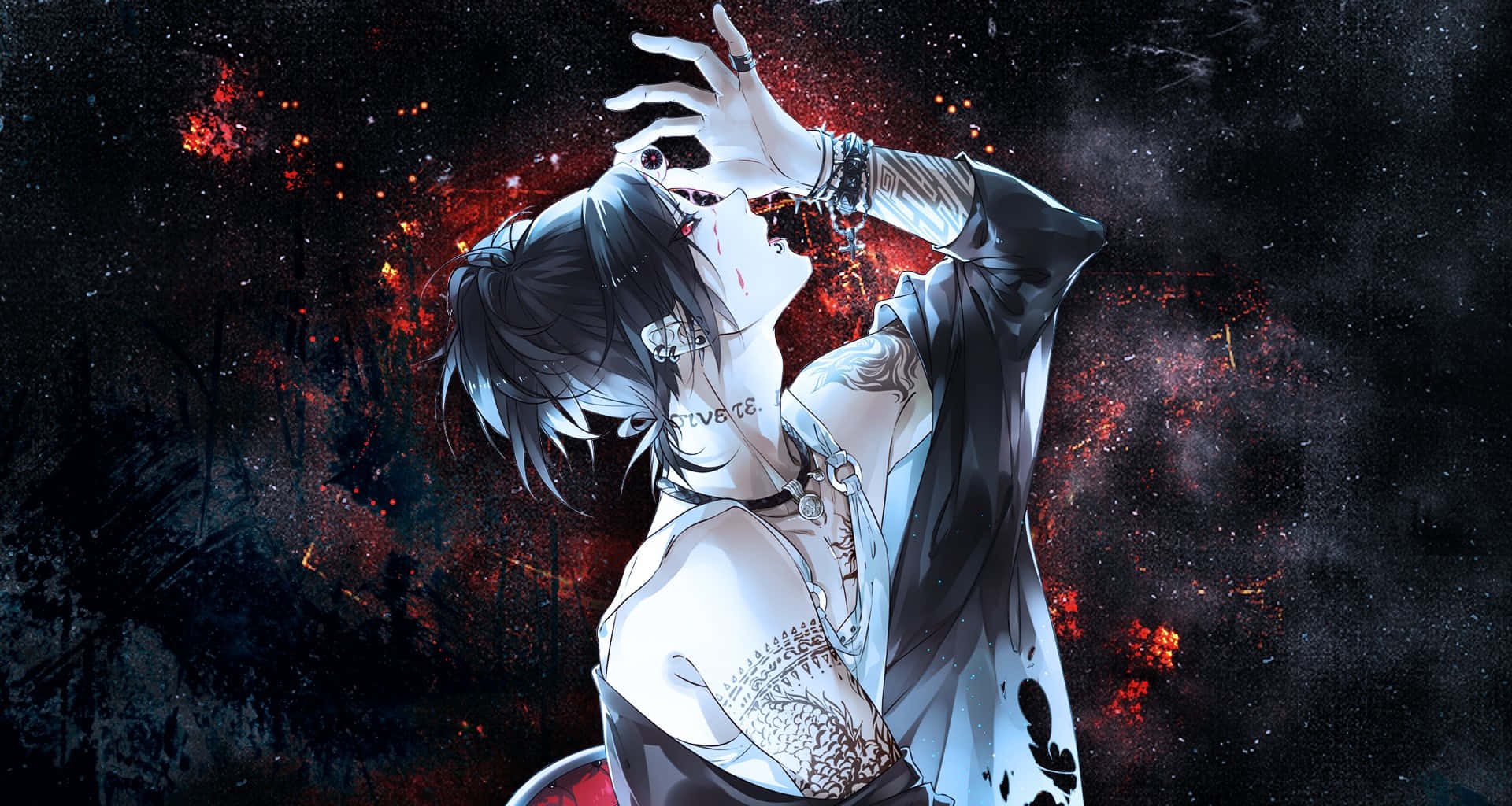 Tokyo Ghoul Uta, Uta, dark-haired anime character, Full HD Desktop Wallpaper