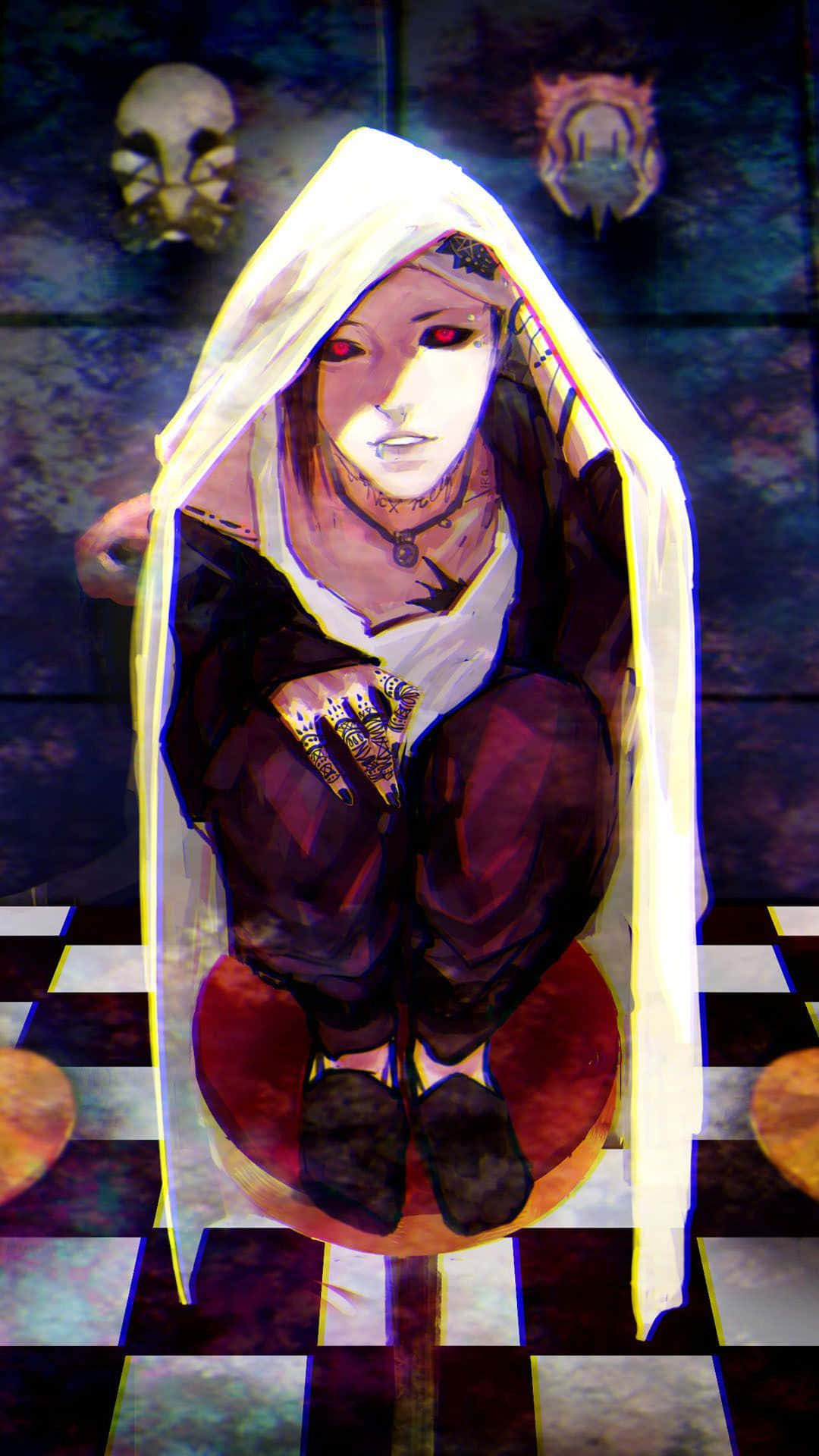 Tokyo Ghoul Uta, Uta, red eyes, Full HD Phone Wallpaper