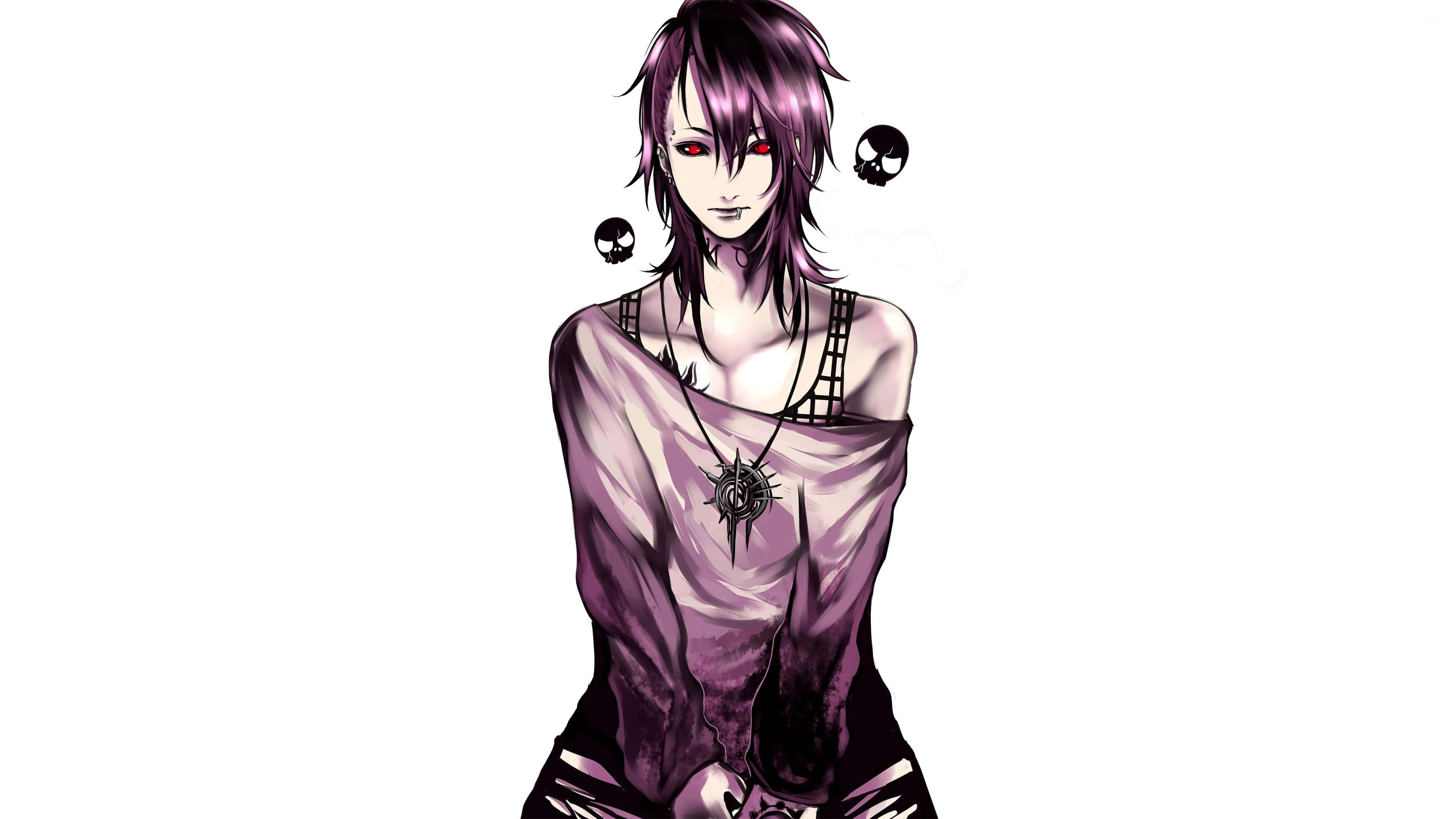 Tokyo Ghoul Uta, Uta, purple hair, 4K Desktop Wallpaper