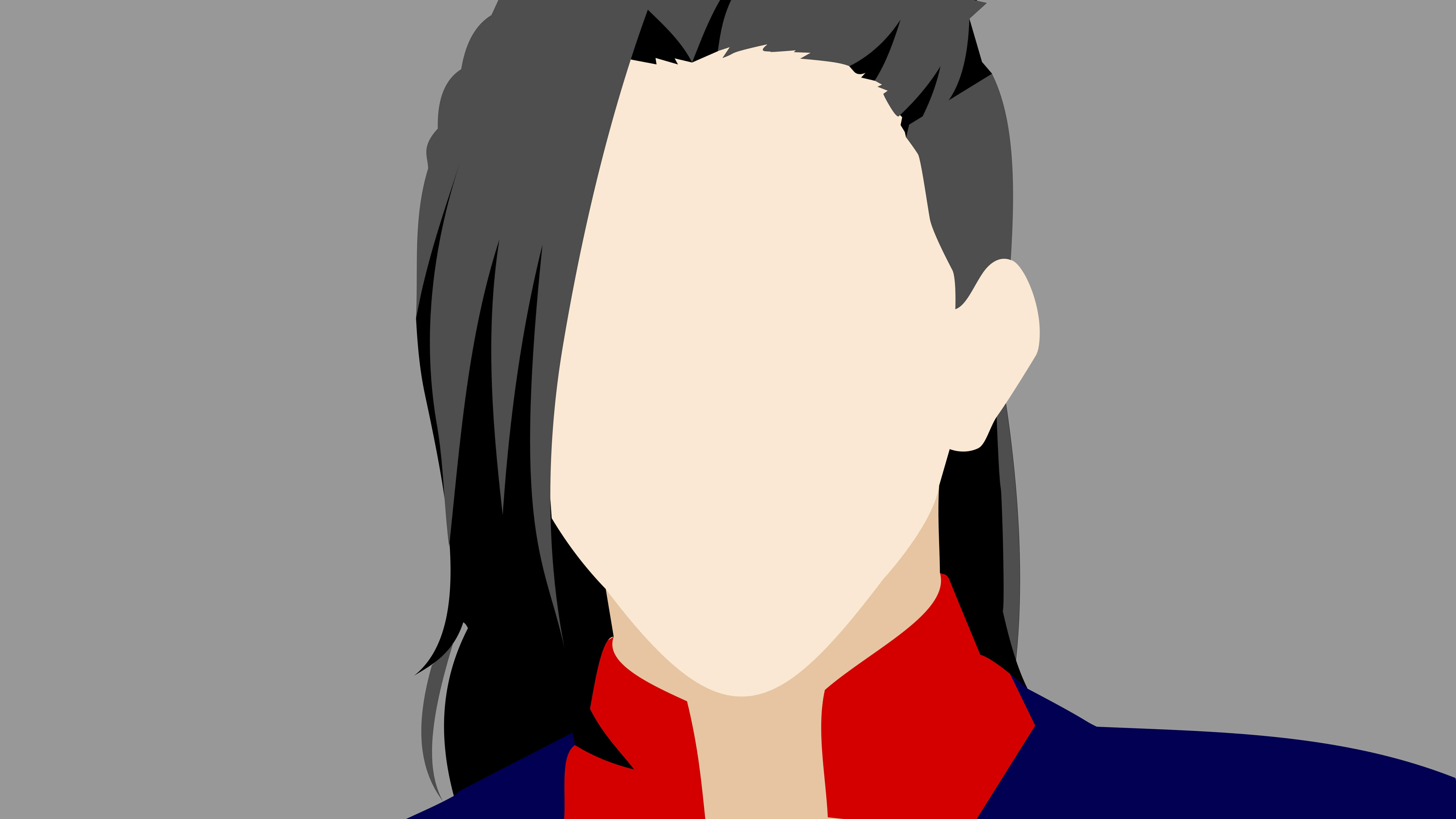 Tokyo Ghoul Uta, black hair, red collar, 8K Desktop Wallpaper