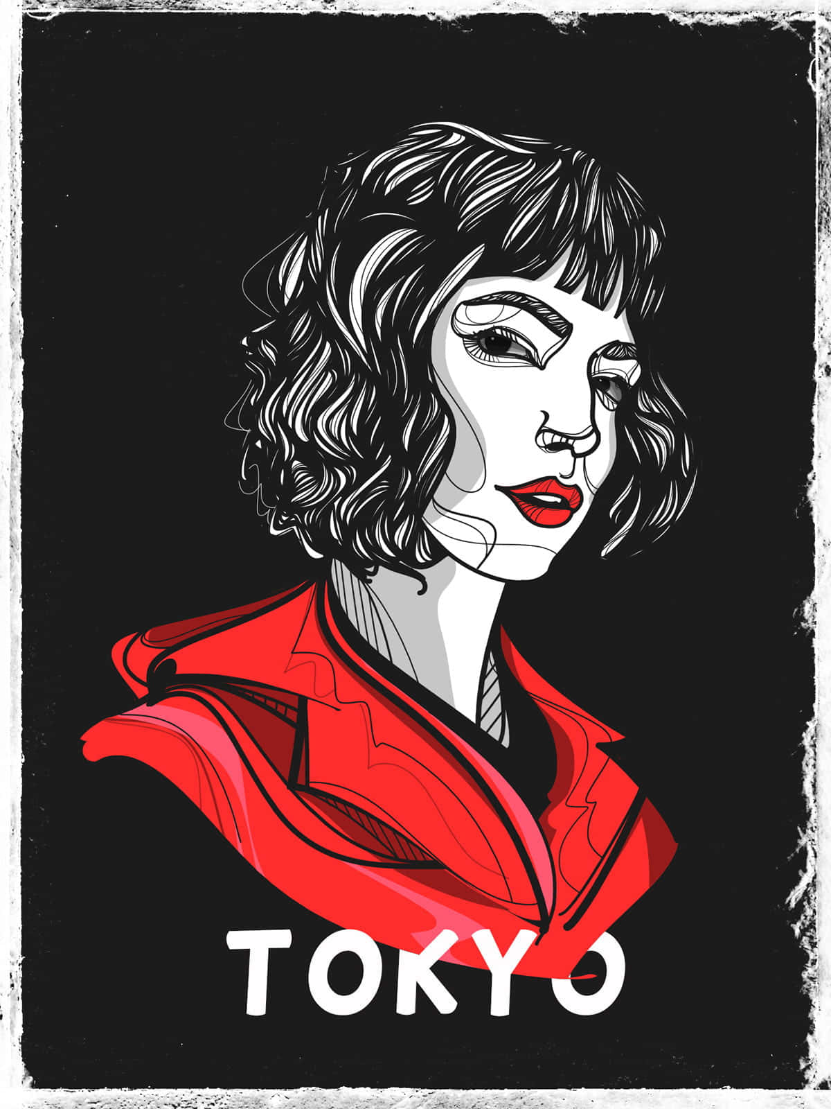 Tokyo, Money Heist, red jacket, HD Phone Wallpaper