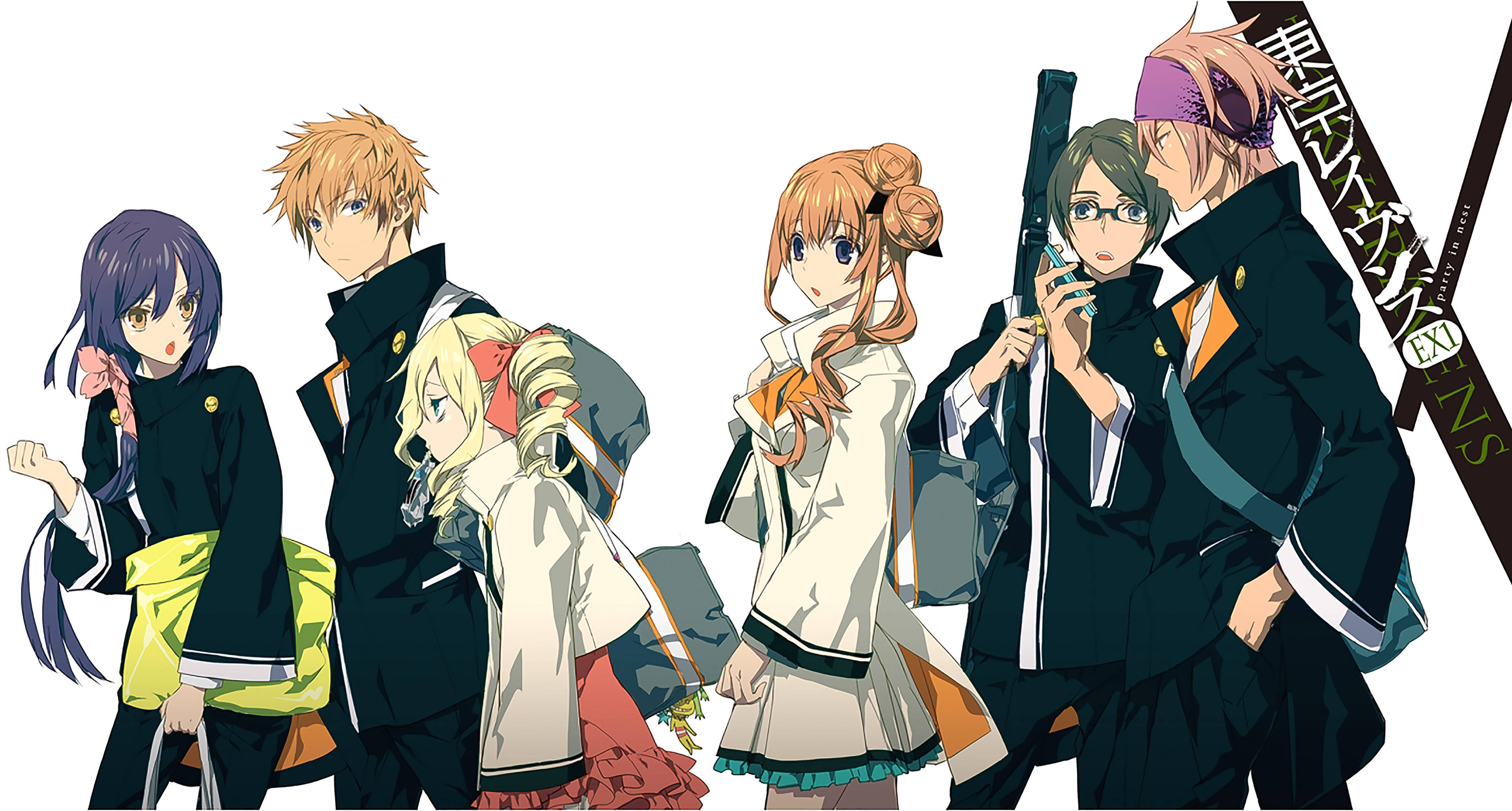 Tokyo Ravens, TV Banner, anime characters, 2K Desktop Wallpaper