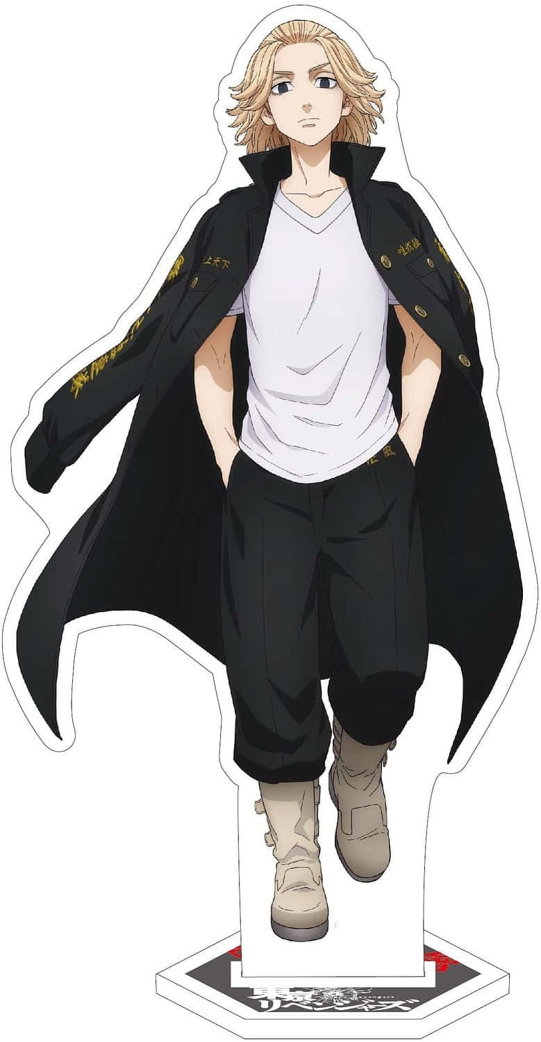 Tokyo Revengers Mikey, blonde hair, black coat, HD Phone Wallpaper