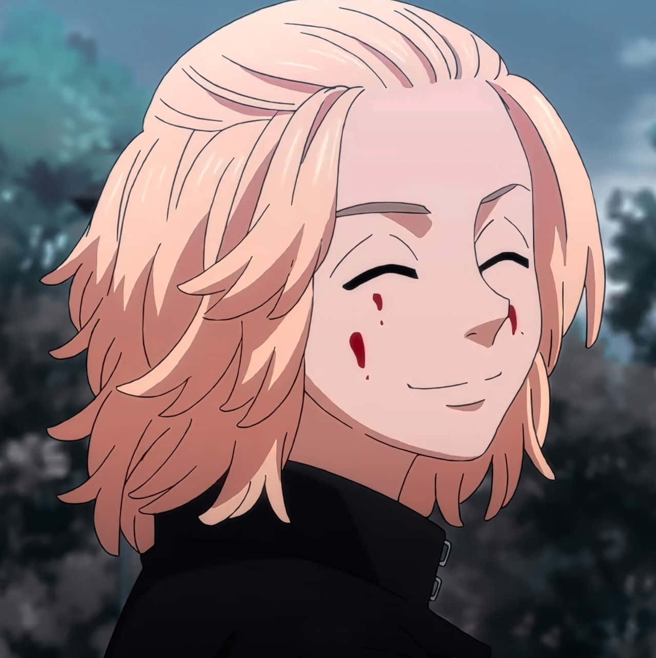 Mikey, Tokyo Revengers, pink hair, HD Phone Wallpaper