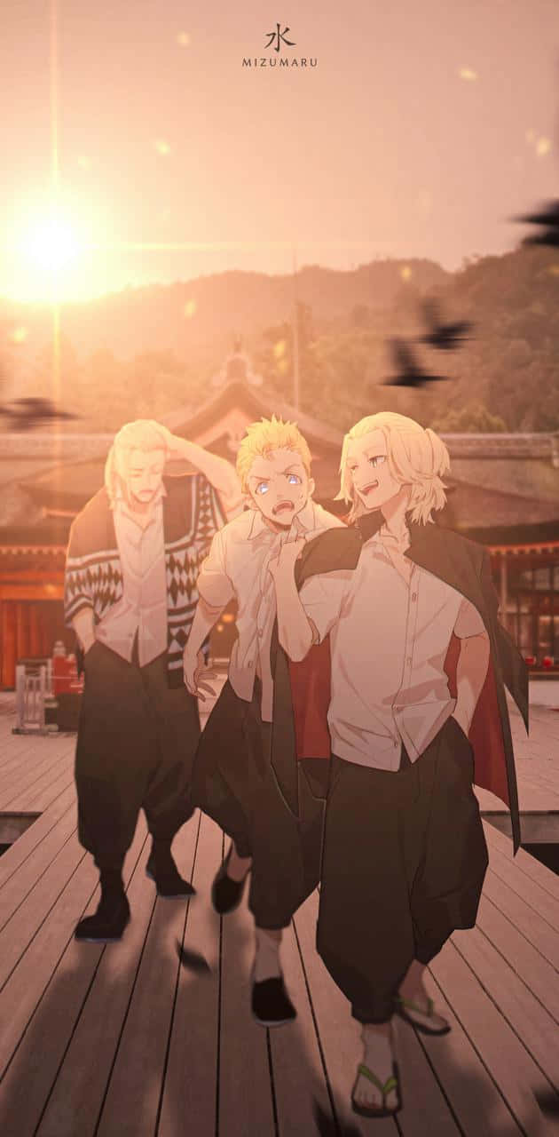 Tokyo Revengers, Mikey, sunset, HD Phone Wallpaper
