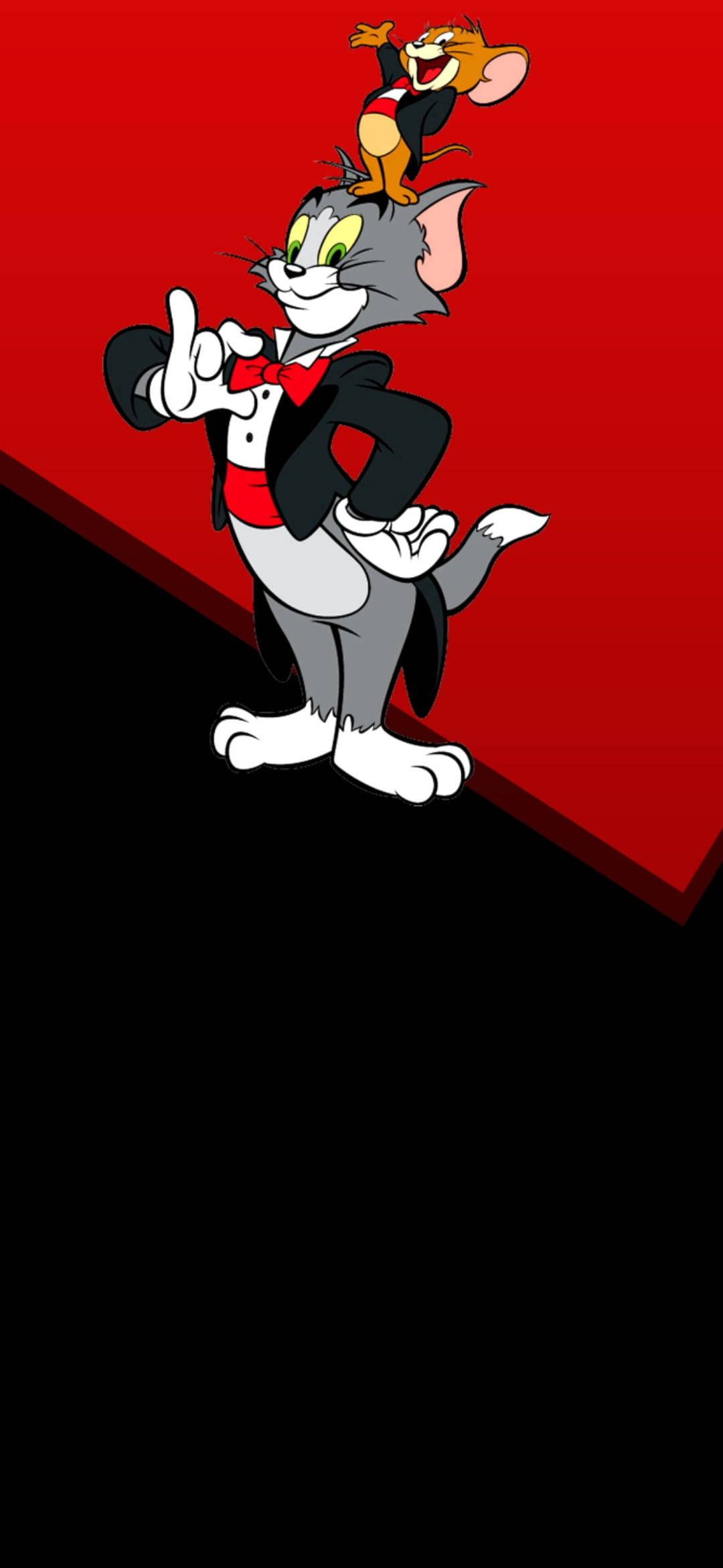 Tom, Jerry, tuxedo, Full HD Phone Wallpaper