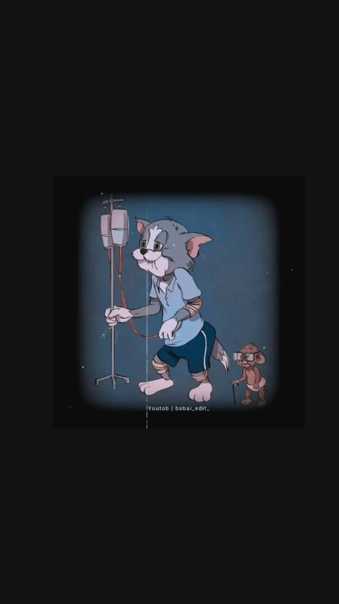 Tom, Jerry, bandaged limbs, Full HD Phone Wallpaper