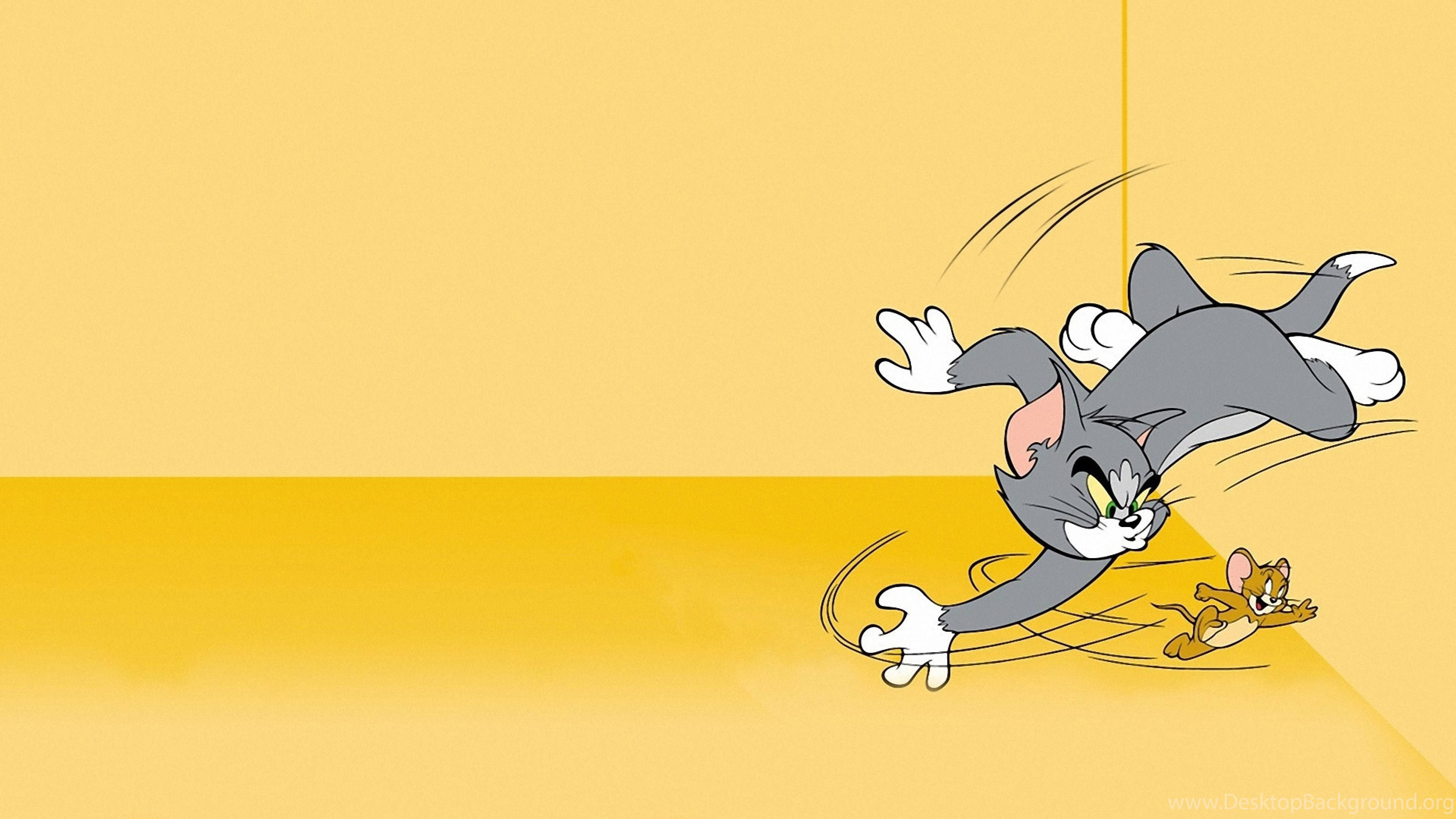 Tom And Jerry, 4K, yellow house, 4K Desktop Wallpaper
