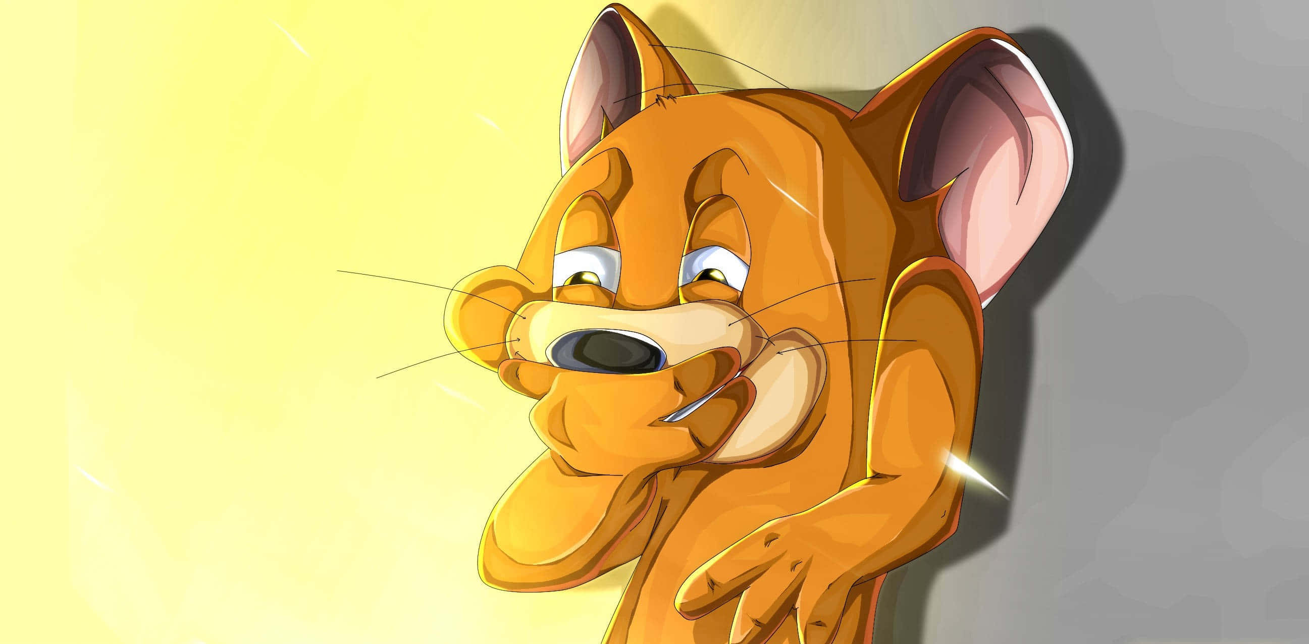 Tom and Jerry, cat and mouse duo, cheerful cartoon mouse, 2K Desktop Wallpaper